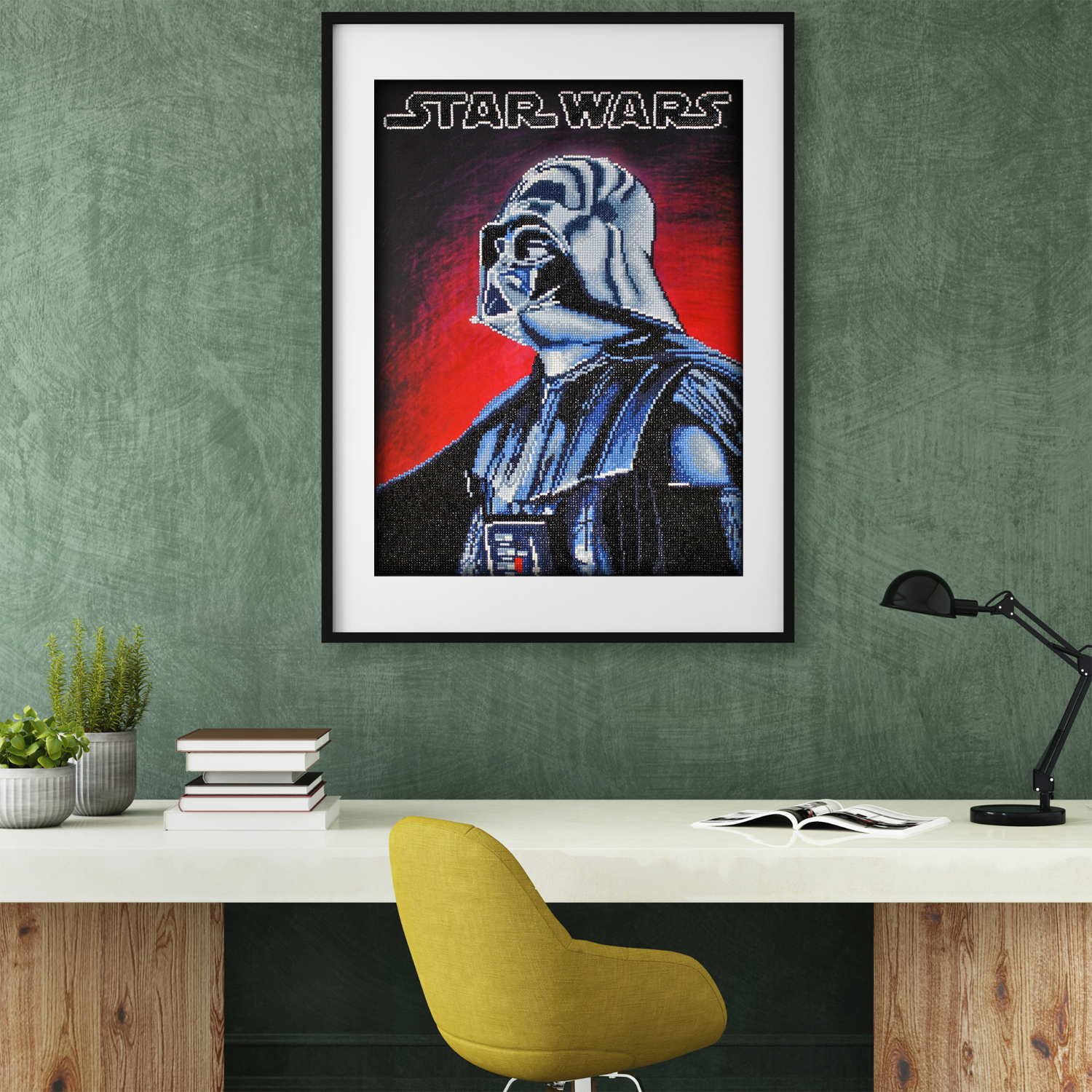 Diamond Dotz Darth Vader - 16.5" x 22.4"