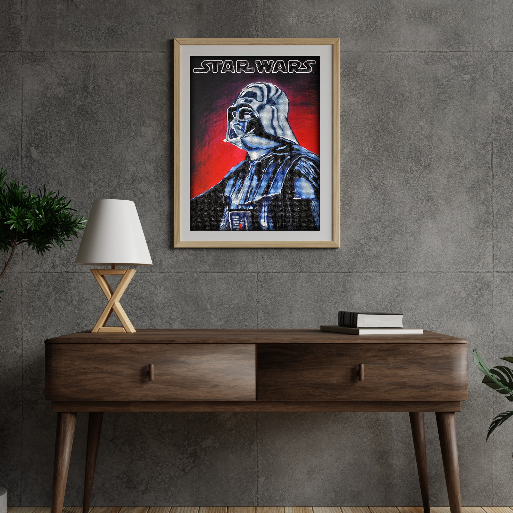 Diamond Dotz Darth Vader - 16.5" x 22.4"