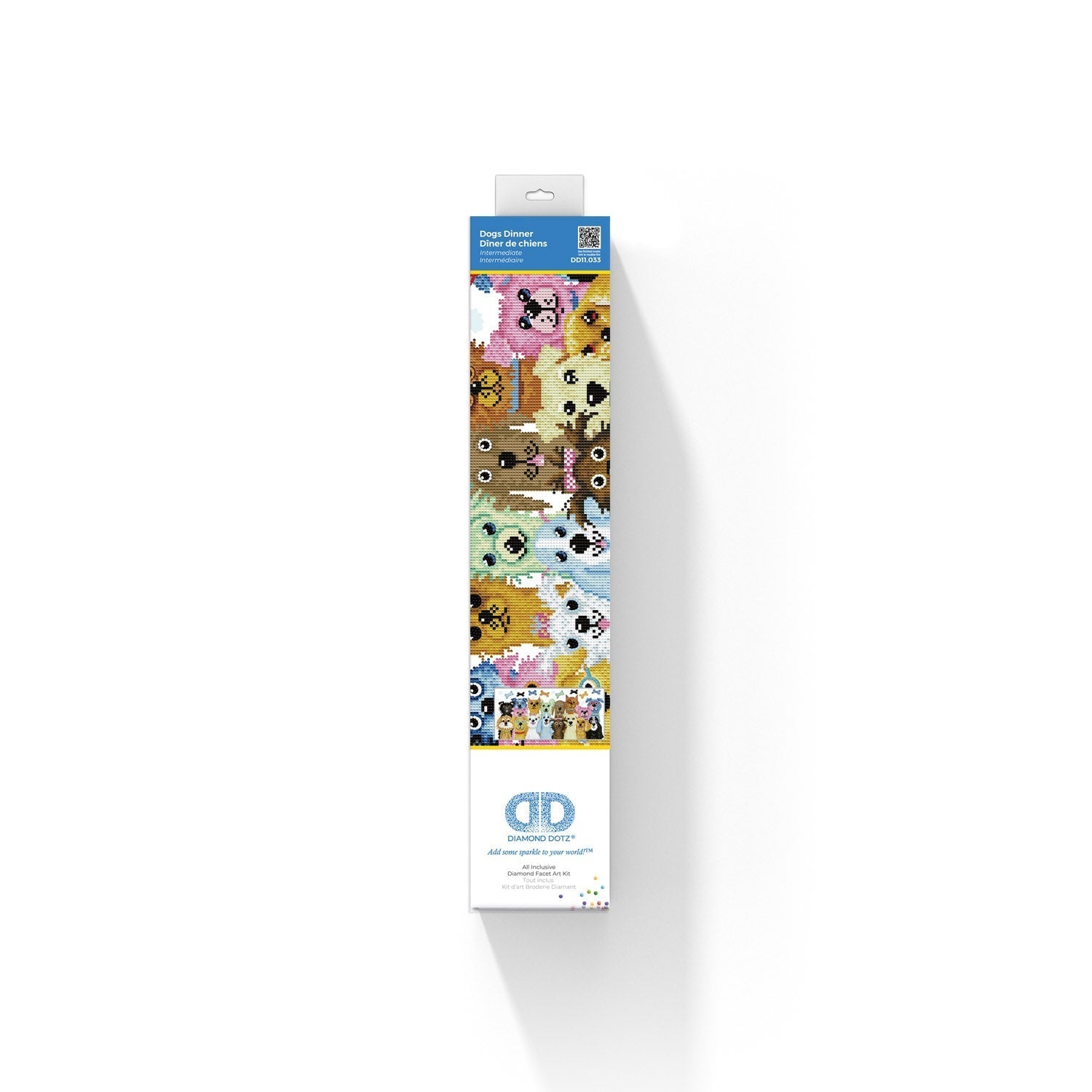 Diamond Dotz Dogs Dinner - 26.4" x 12.6"