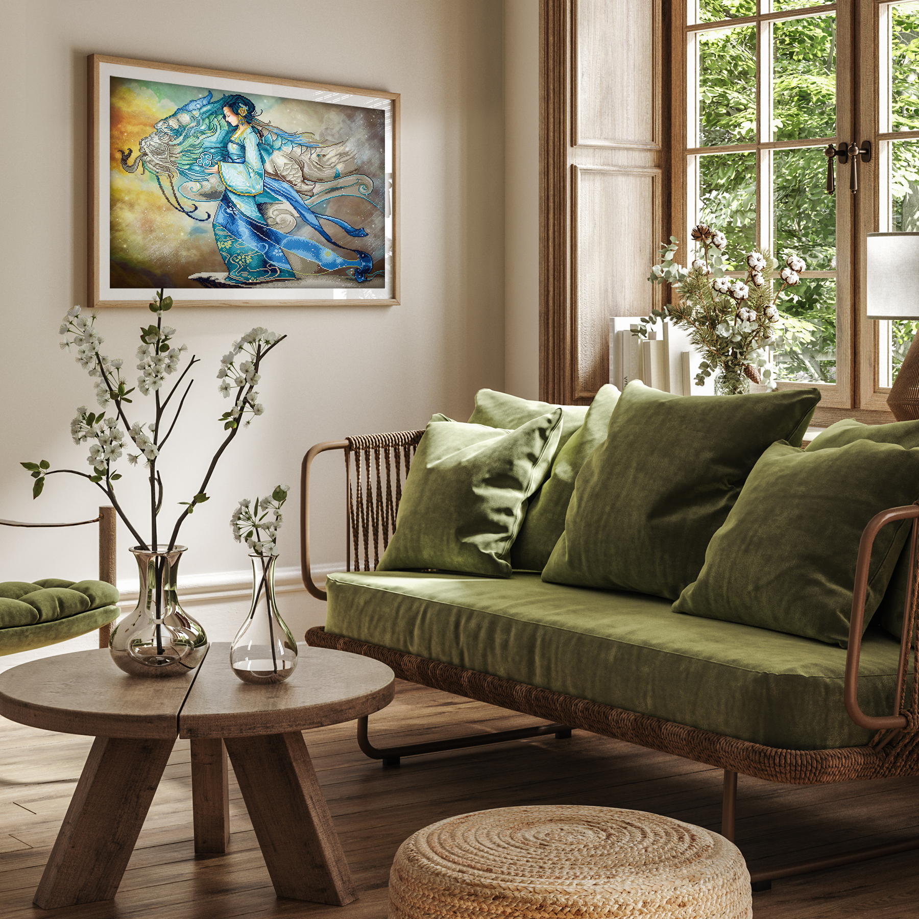 Diamond Dotz Dragon Princess - 33.5" x 26.4"