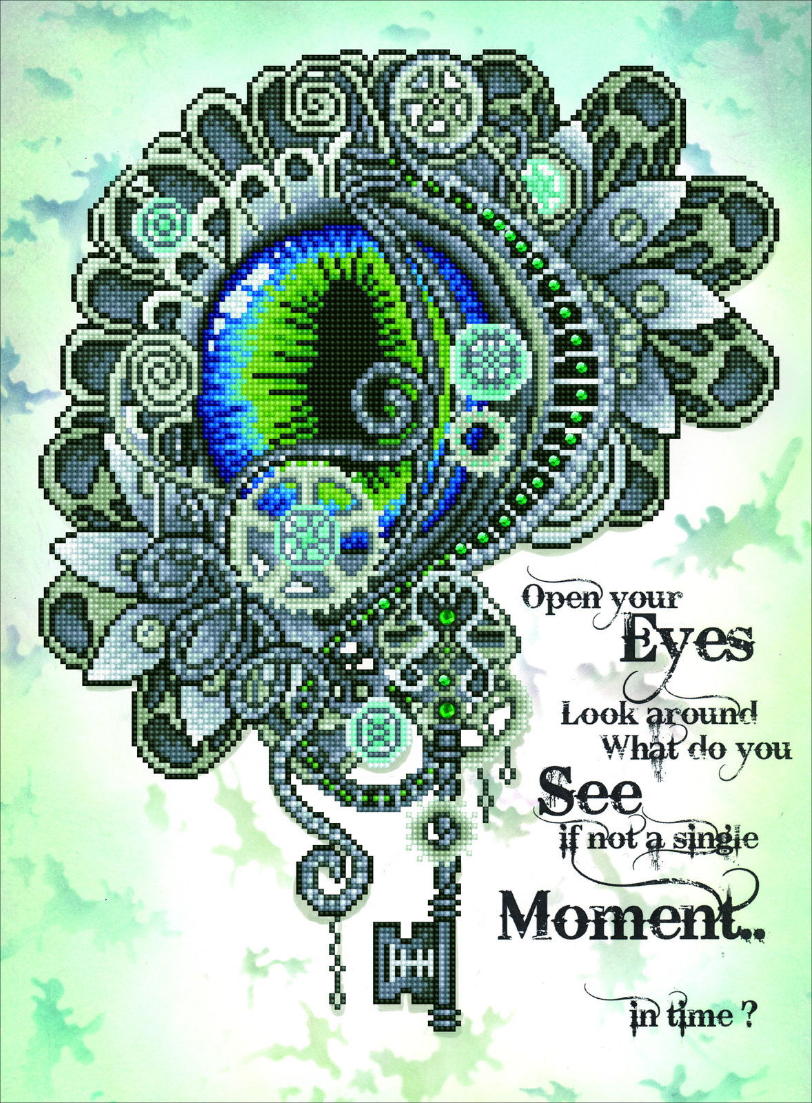 Diamond Dotz Eye 381 - 16.5" x 22.4"