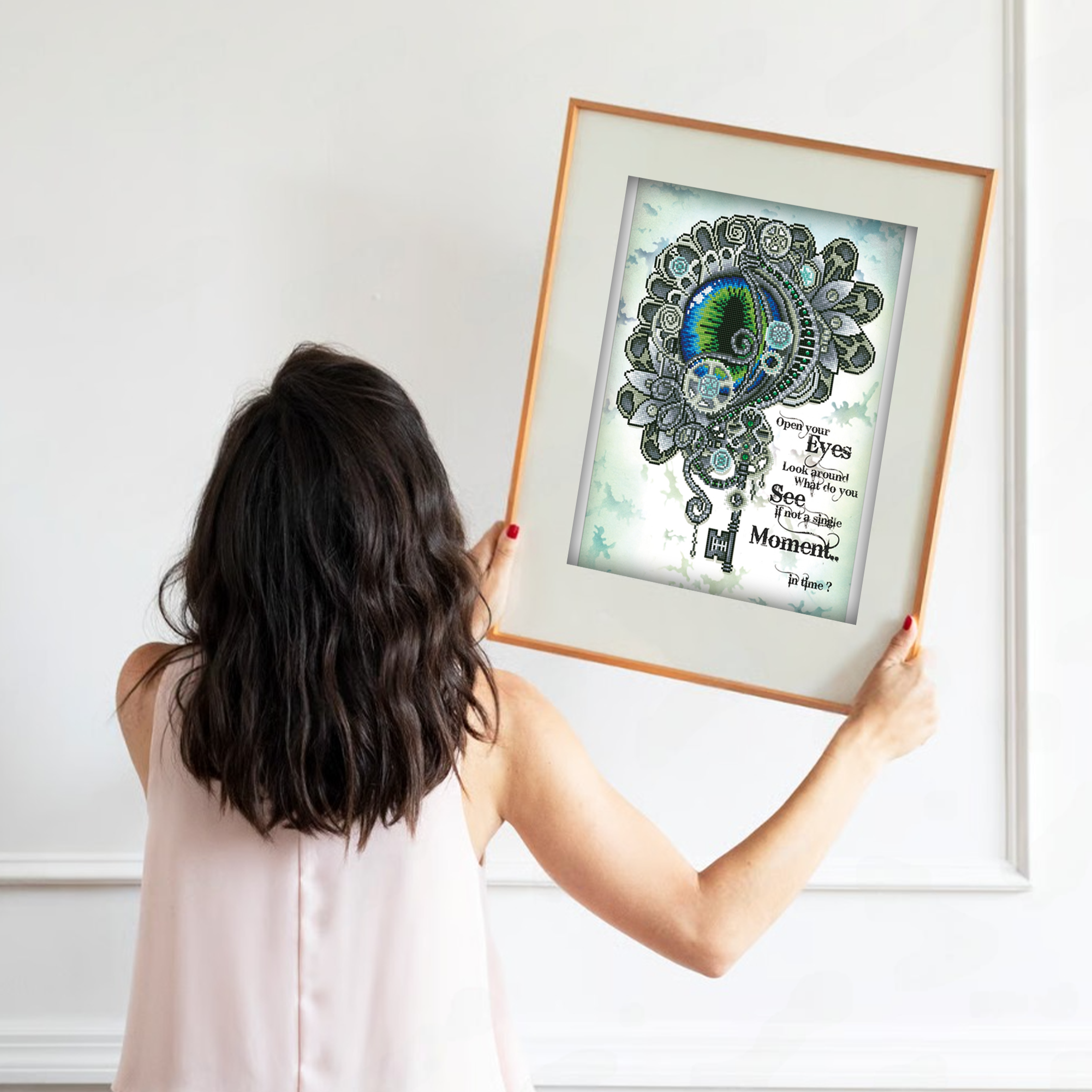 Diamond Dotz Eye 381 - 16.5" x 22.4"