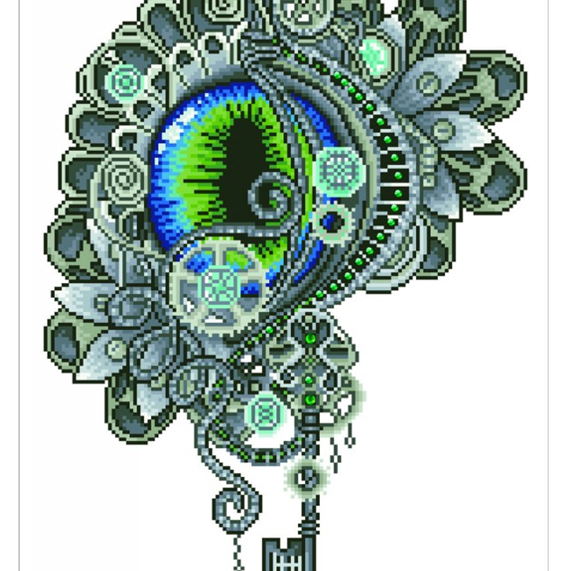 Diamond Dotz Eye 381 - 16.5" x 22.4"