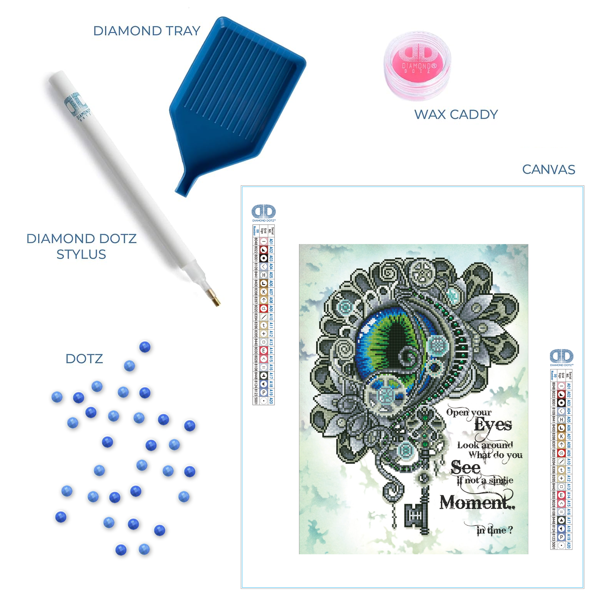 Diamond Dotz Eye 381 - 16.5" x 22.4"