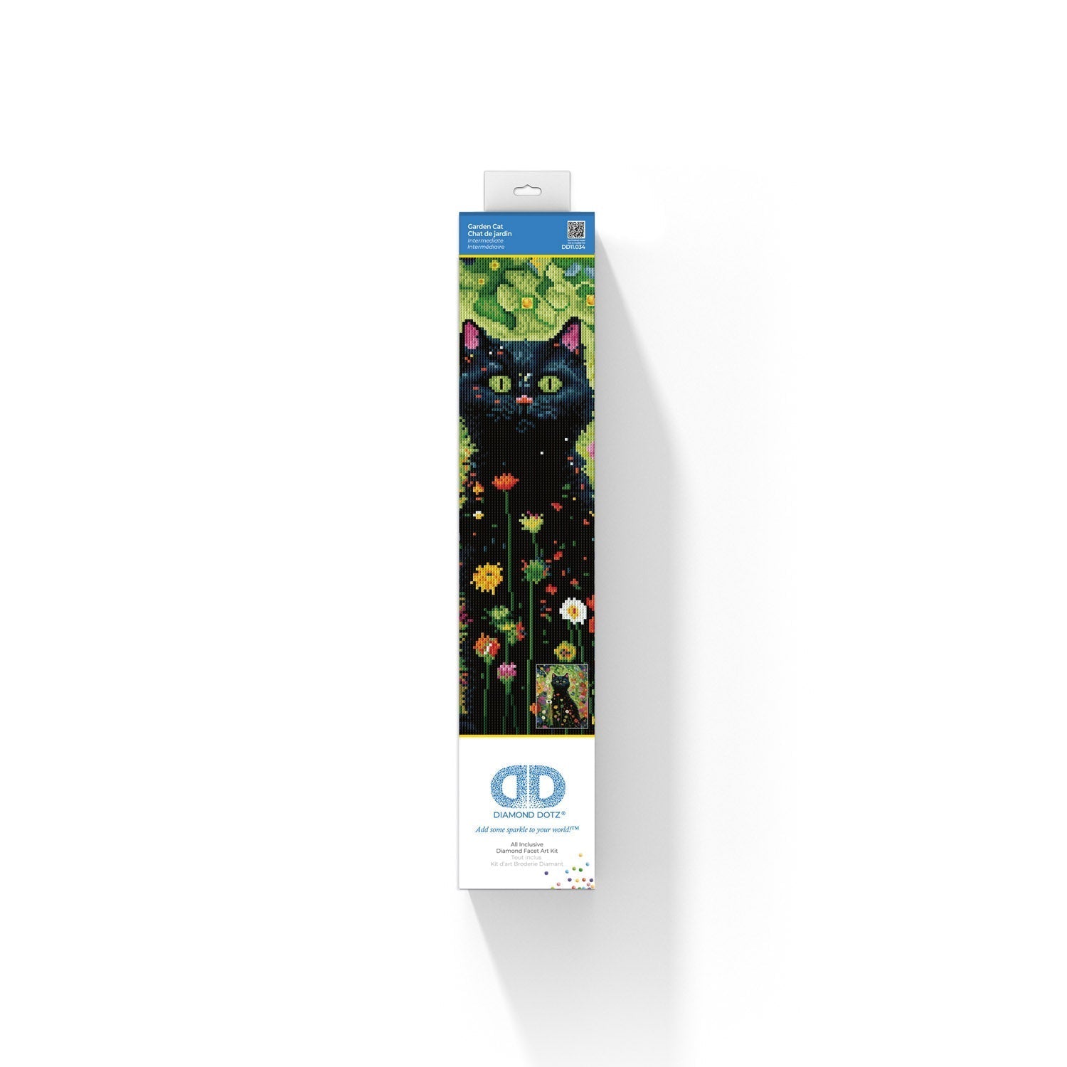 Diamond Dotz Garden Cat - 15.9" x 19.9"