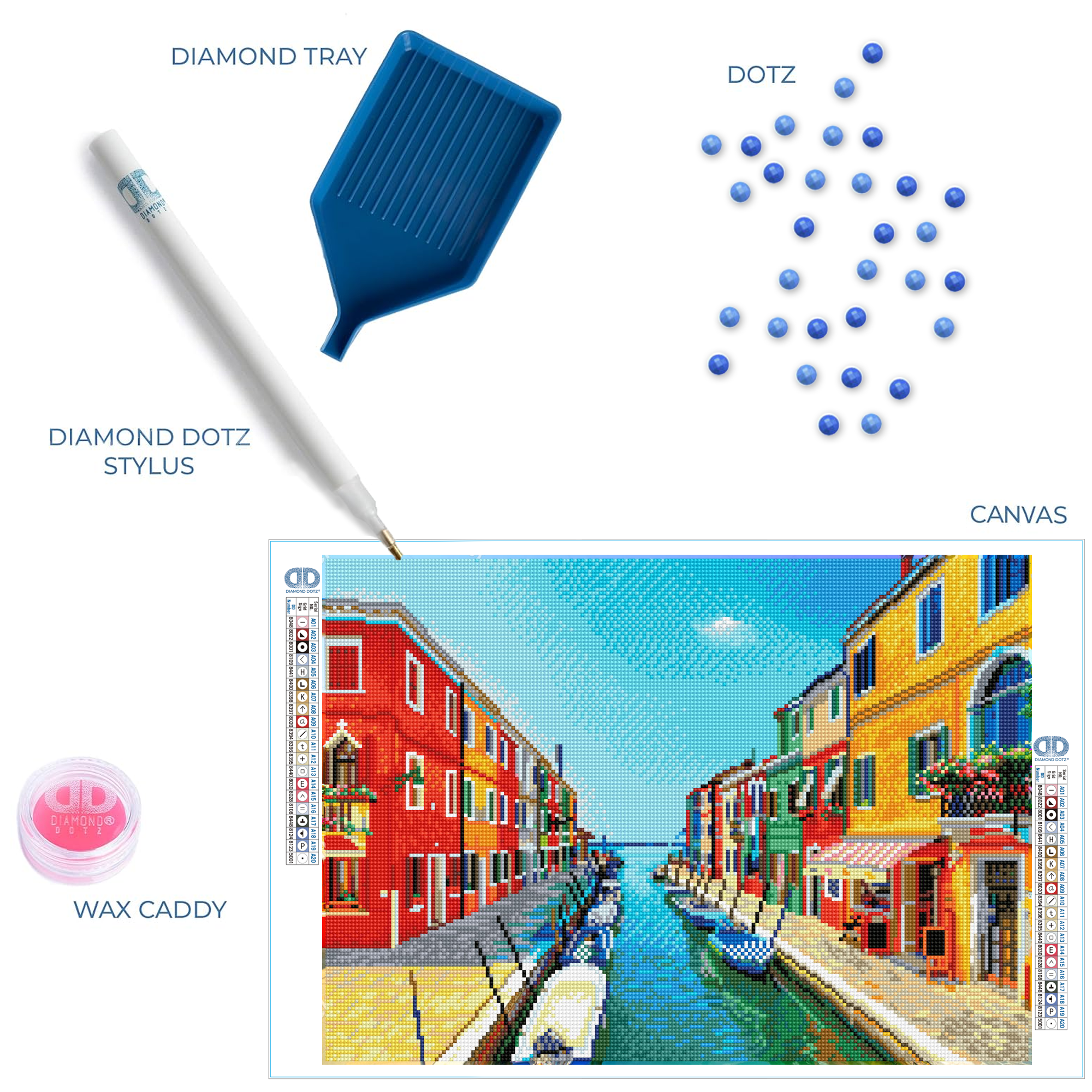 Diamond Dotz Italian Summer - 20.3" x 14.6"