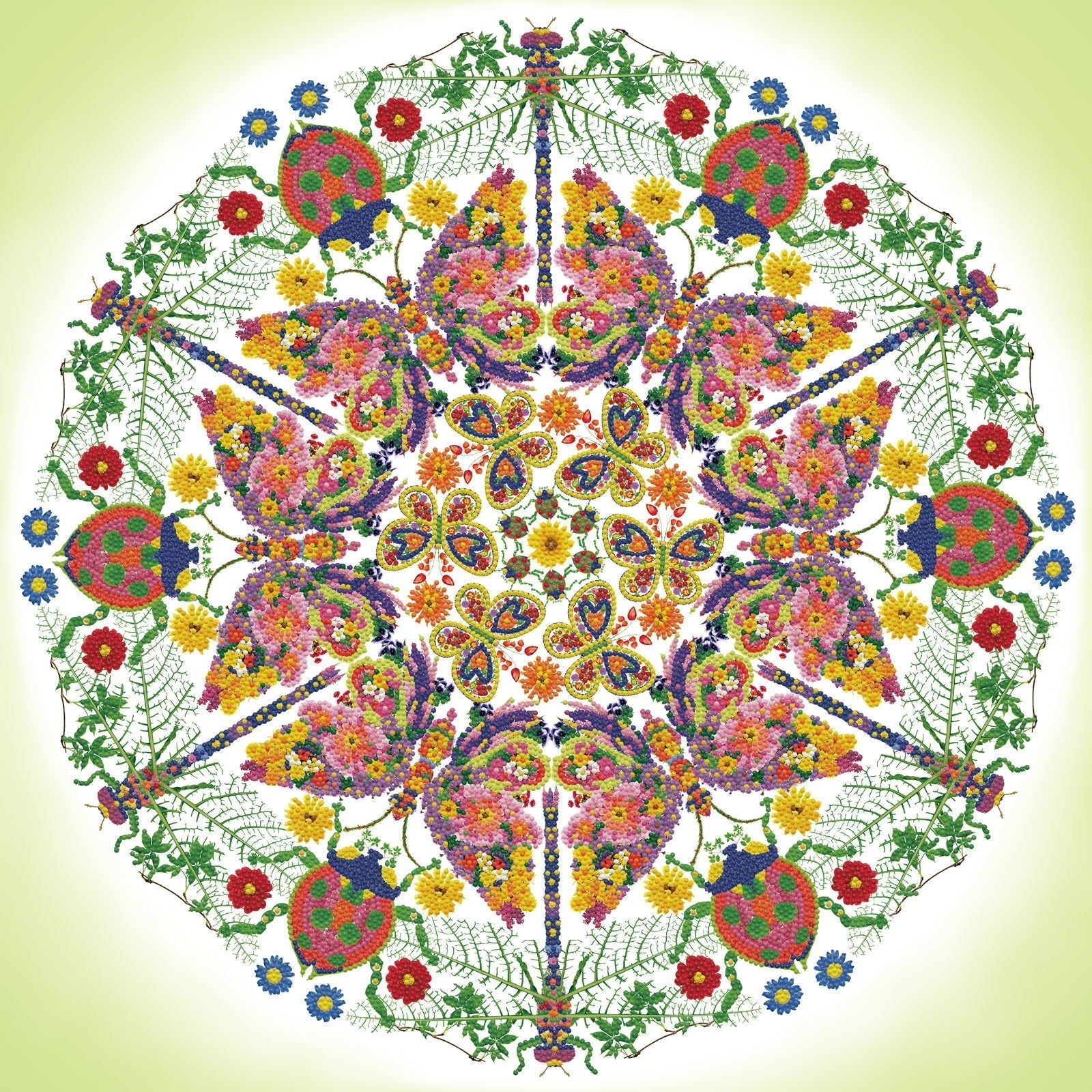 Diamond Dotz Kaleidoscope Garden - 24.4" x 24.4"