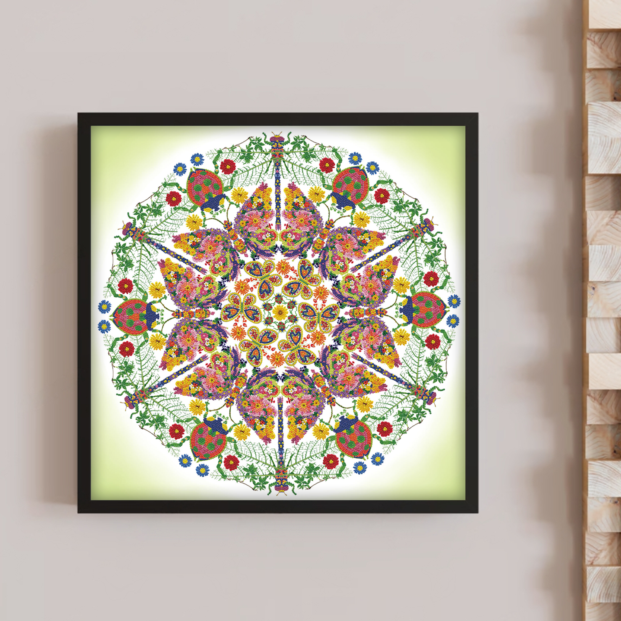 Diamond Dotz Kaleidoscope Garden - 24.4" x 24.4"