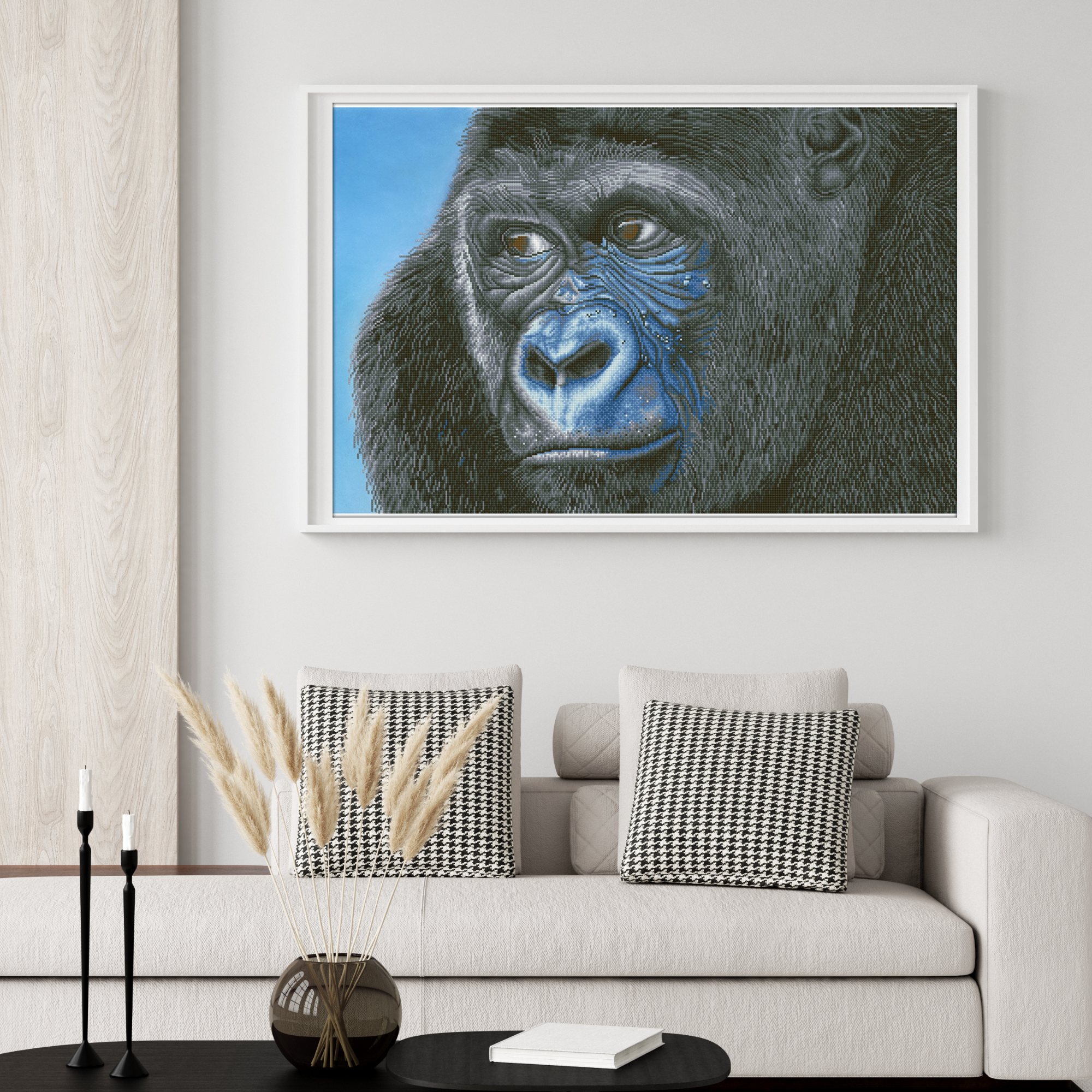 Diamond Dotz Kibali Western Lowland Gorilla - 39.4" x 25.6"