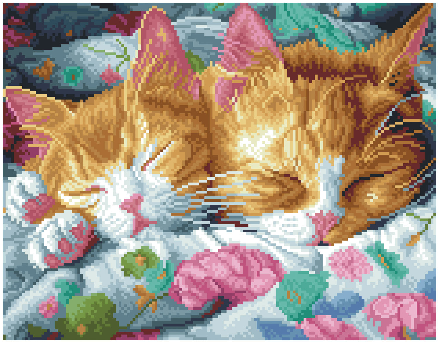 Diamond Dotz Kitty Kip - 13.8" x 17.7"