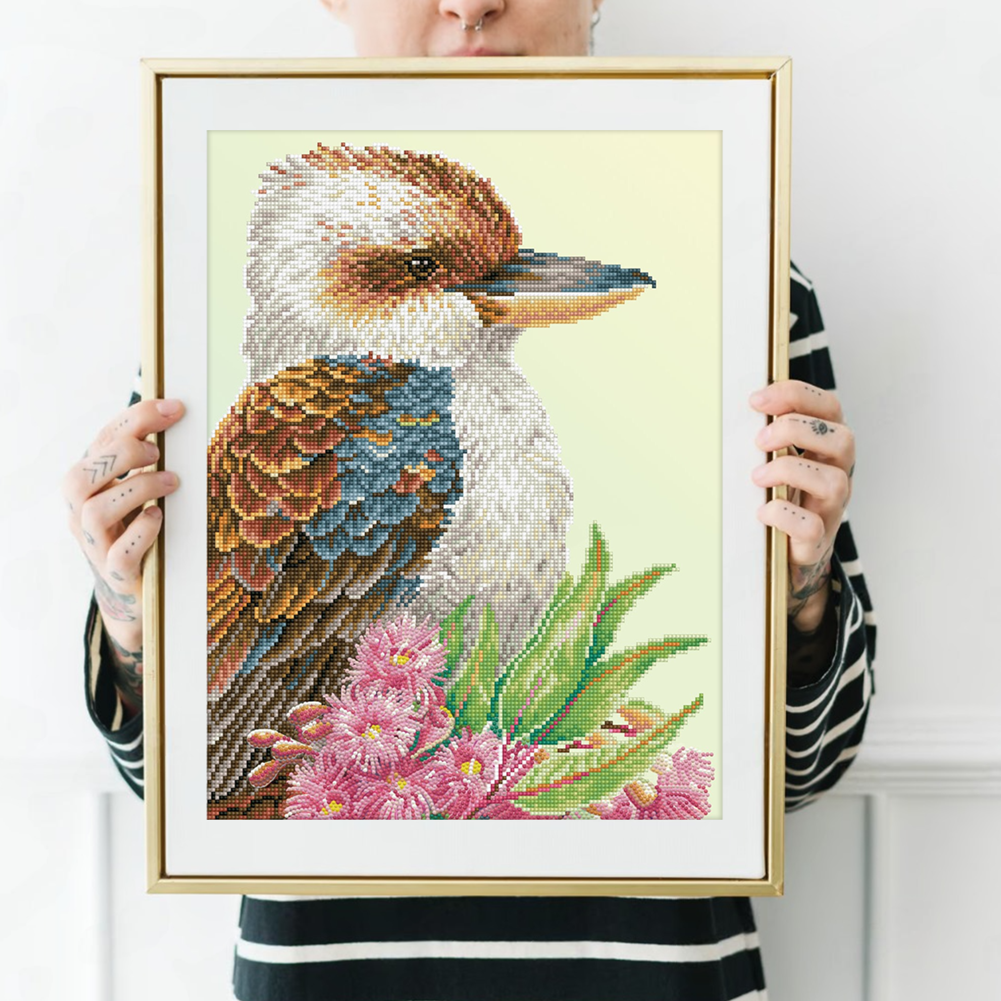 Diamond Dotz Kookaburra & Gum Blossom - 16.1" x 20.1"