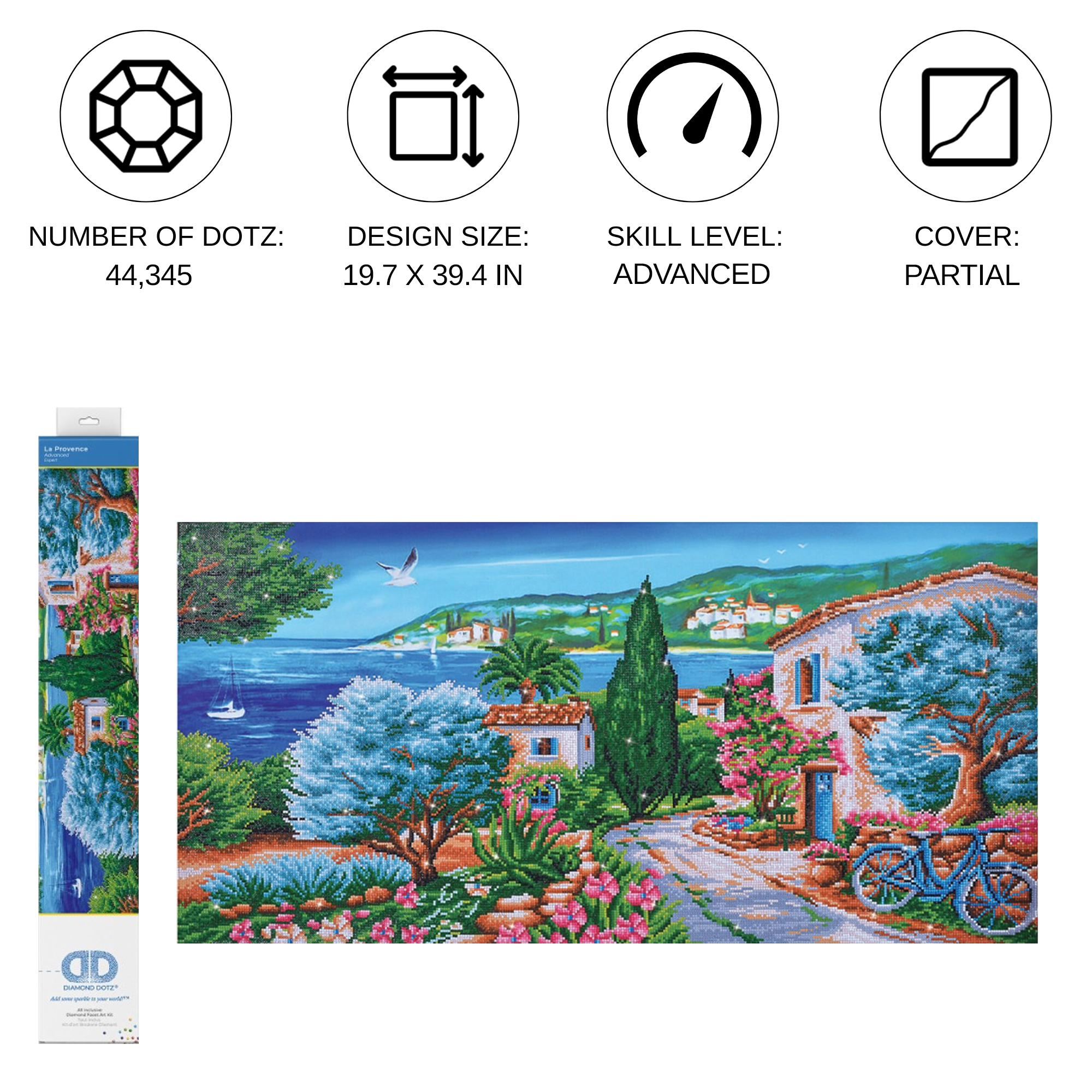 Diamond Dotz La Provence - 39.4" x 19.7"