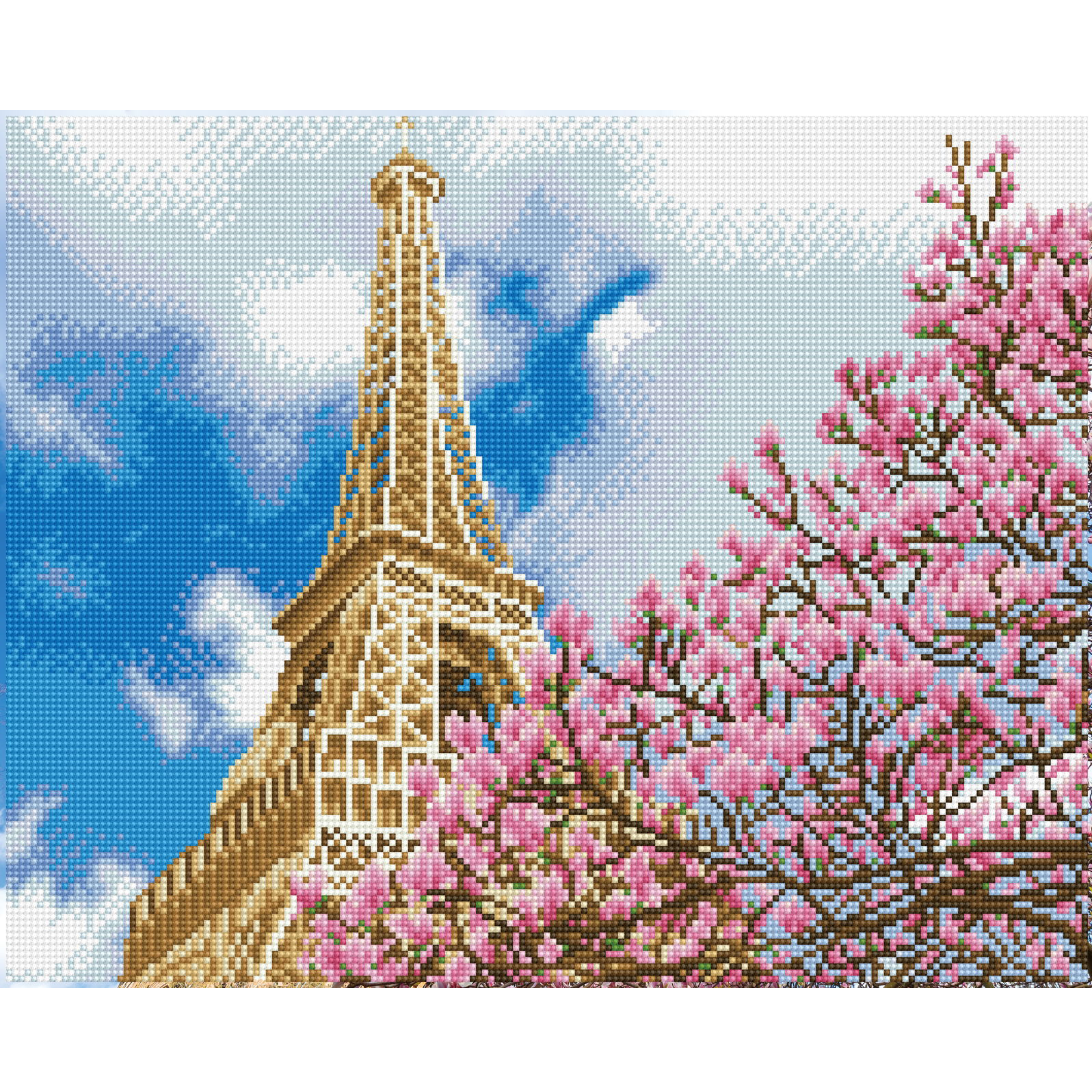 Diamond Dotz La tour Eiffel - 19.7" x 15.8"