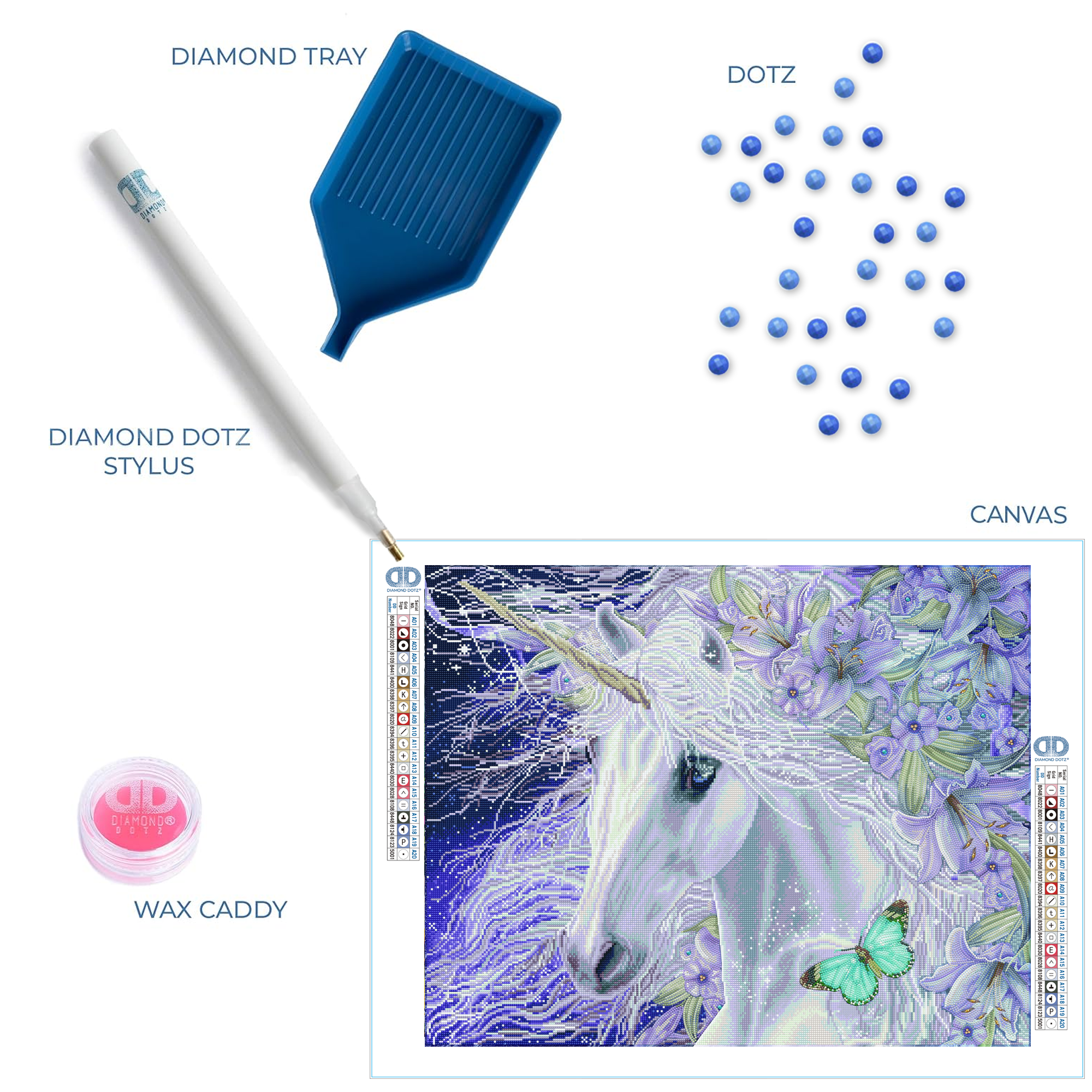 Diamond Dotz Lillicorn - 33.1" x 26.4"