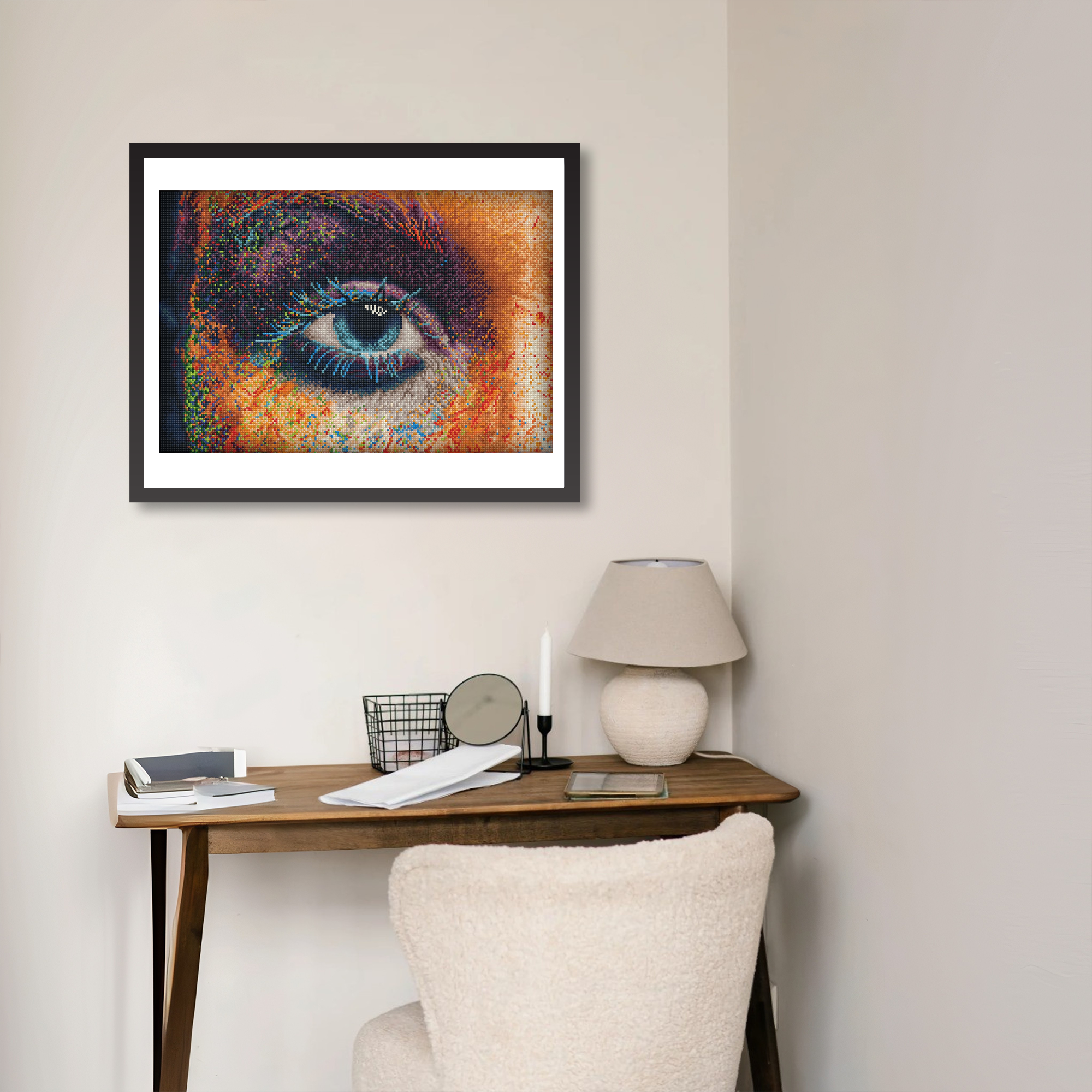 Diamond Dotz Love 2 See Rainbows - 23.6" x 15.8"