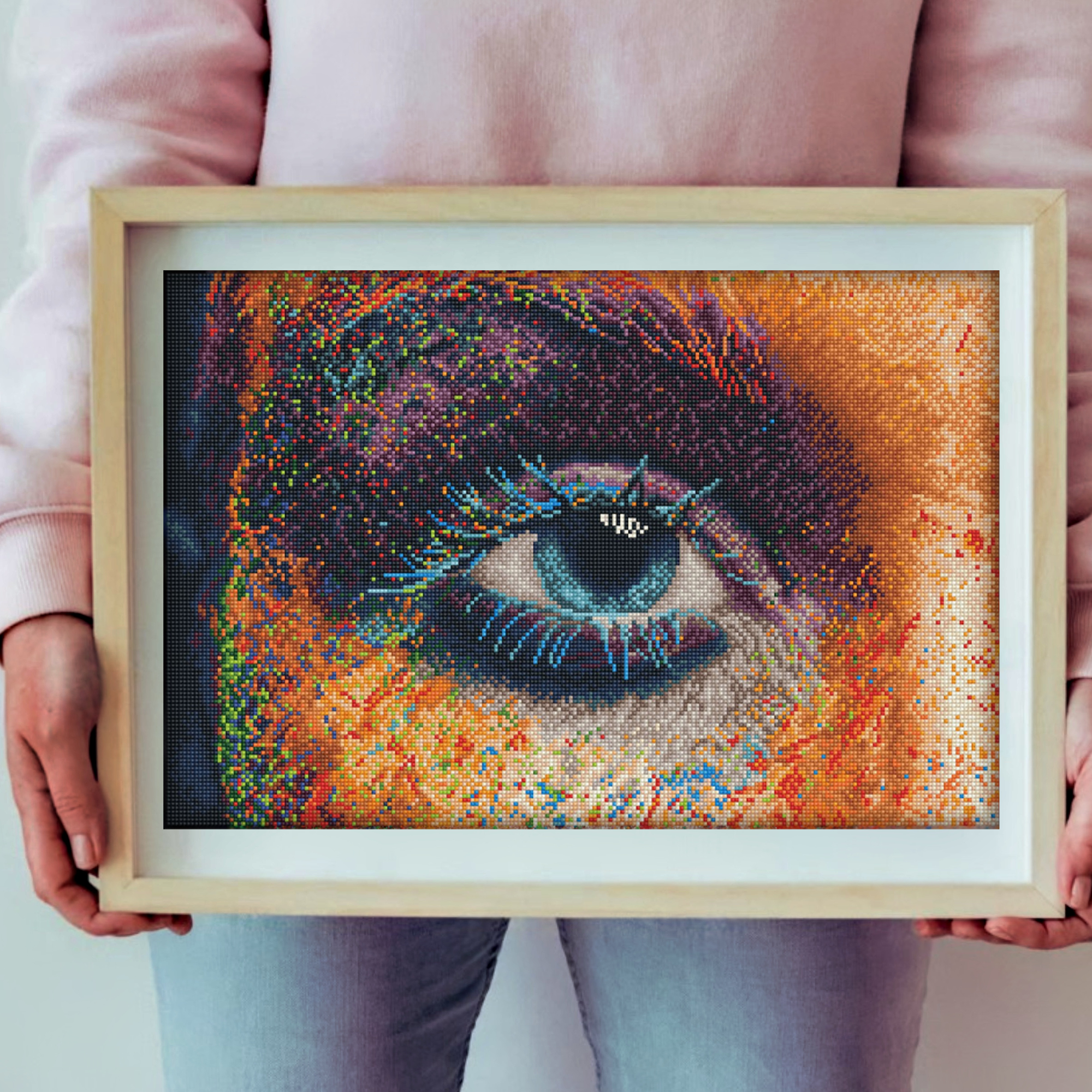 Diamond Dotz Love 2 See Rainbows - 23.6" x 15.8"