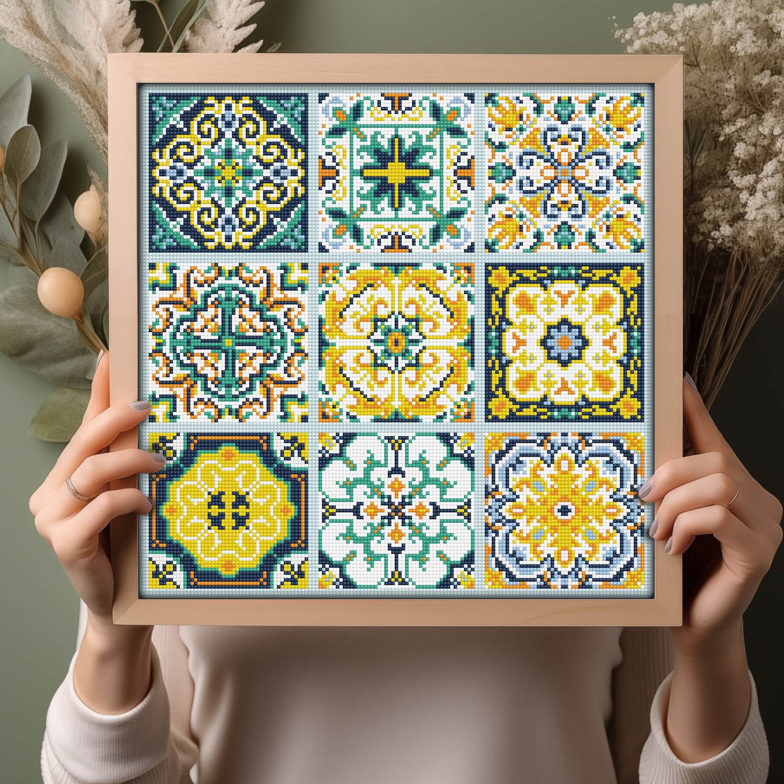 Diamond Dotz Mesmerising Tile - 16.5" x 16.5"