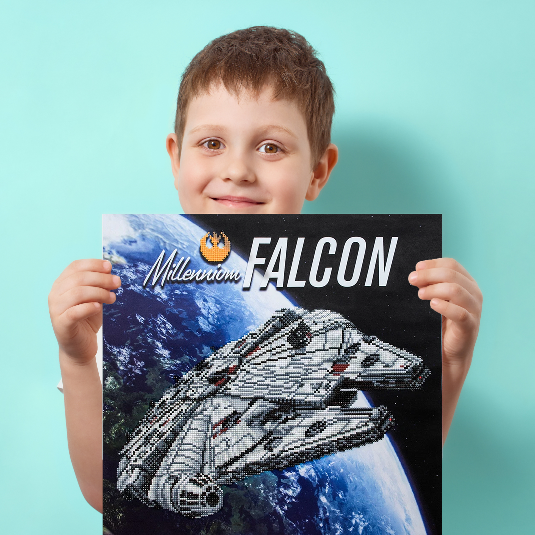 Diamond Dotz Millennium Falcon - 20.3" x 20.3"