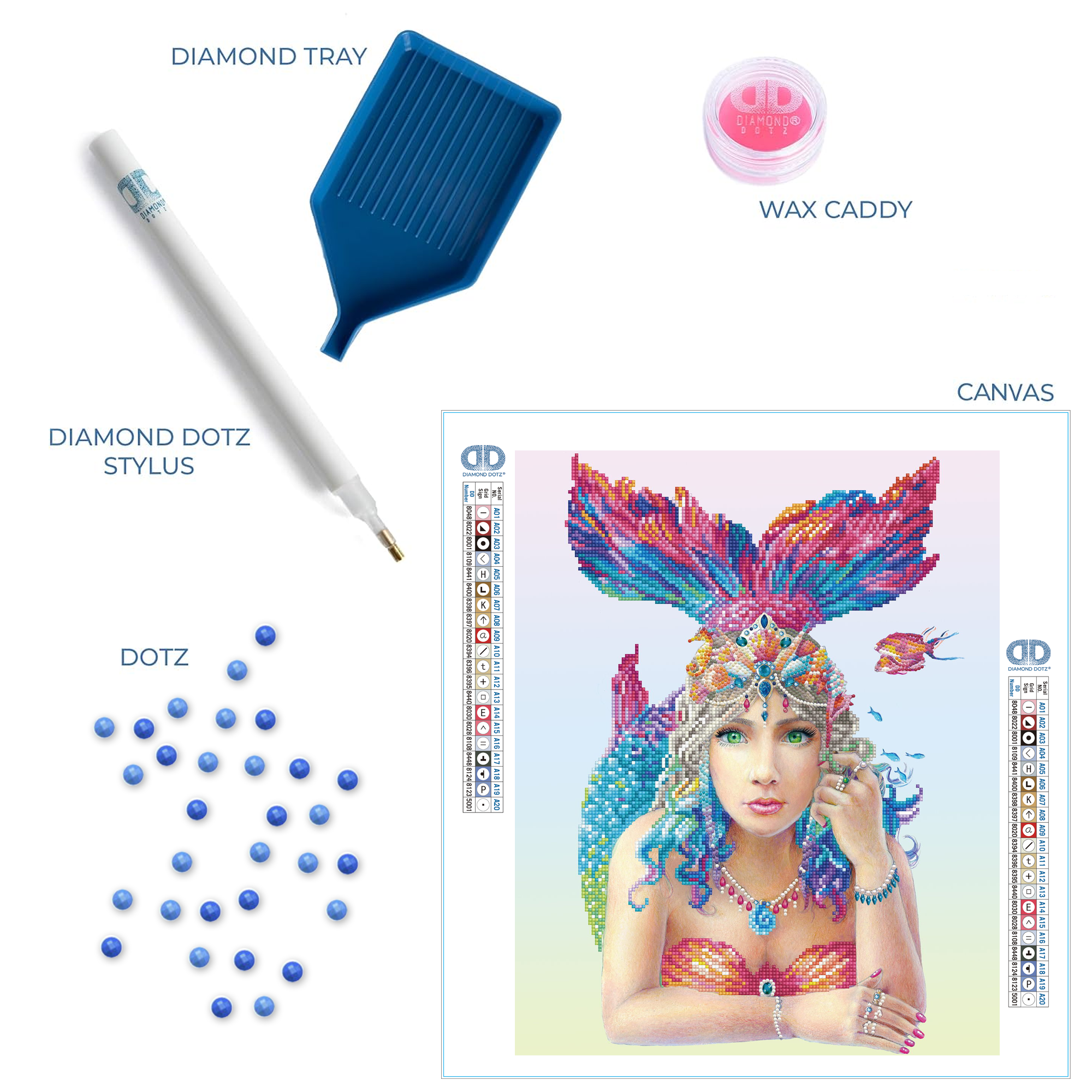 Diamond Dotz Mystic Mermaid - 16.1" x 20.1"