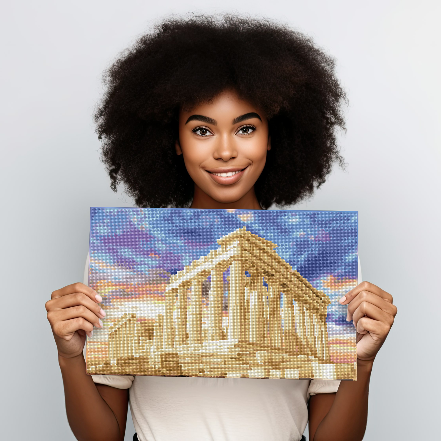 Diamond Dotz Parthenon Temple - 20.5" x 12.2"