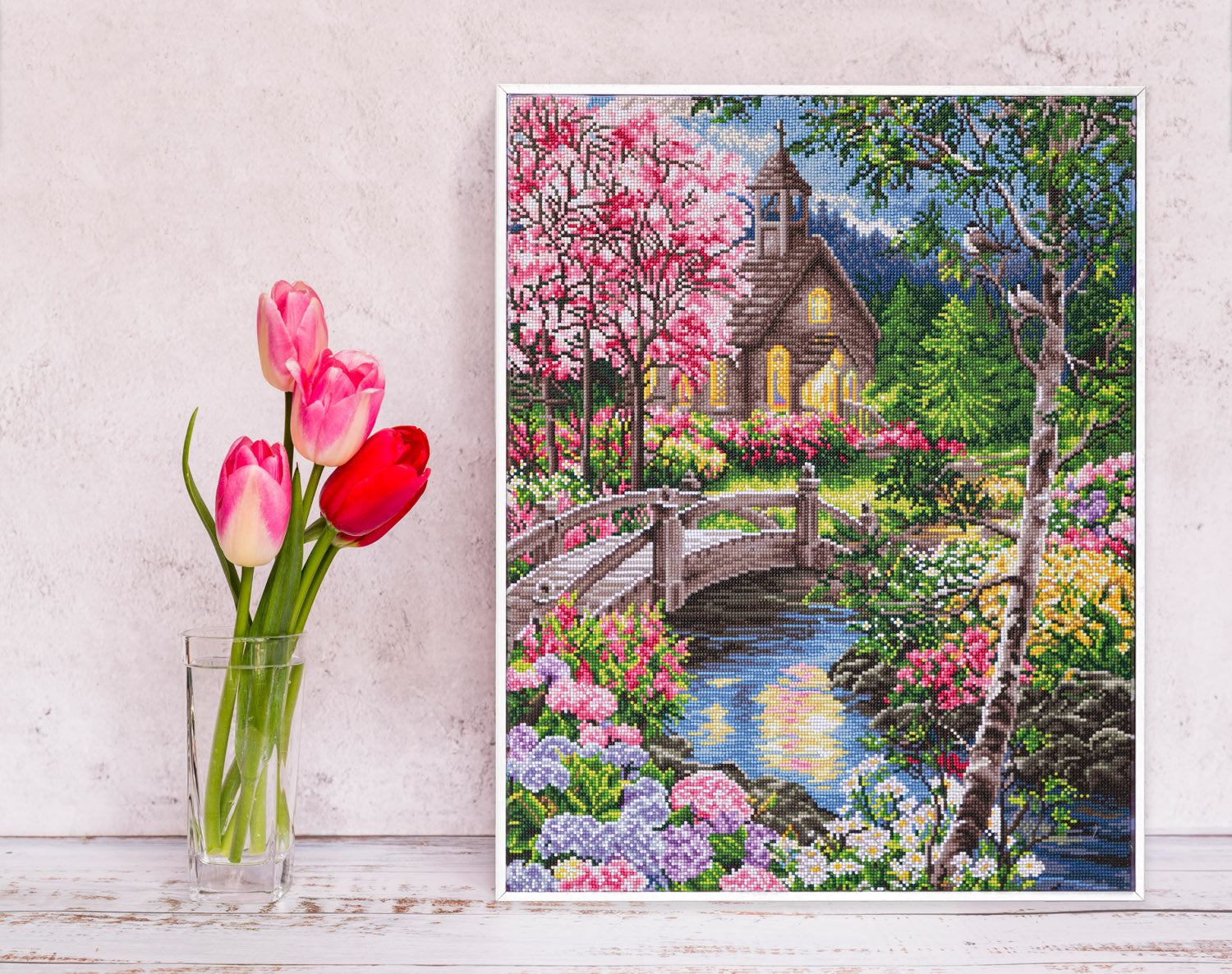 Diamond Dotz Path to Worship - 22.1" x 28.0"