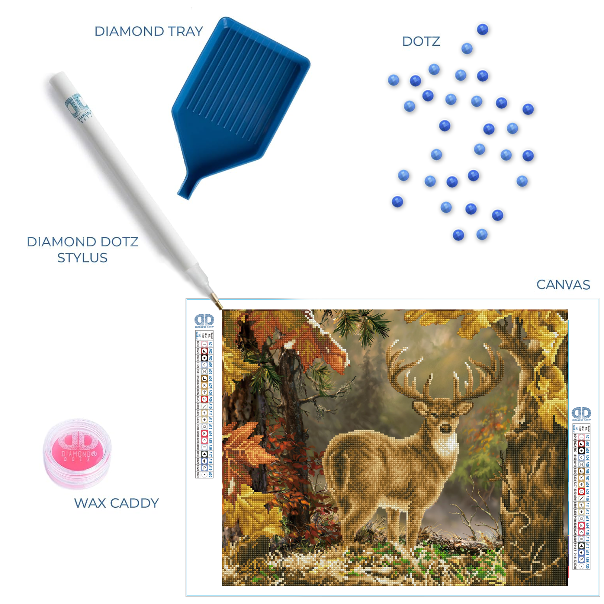 Diamond Dotz Prince of the Forest - 20.5" x 16.5"