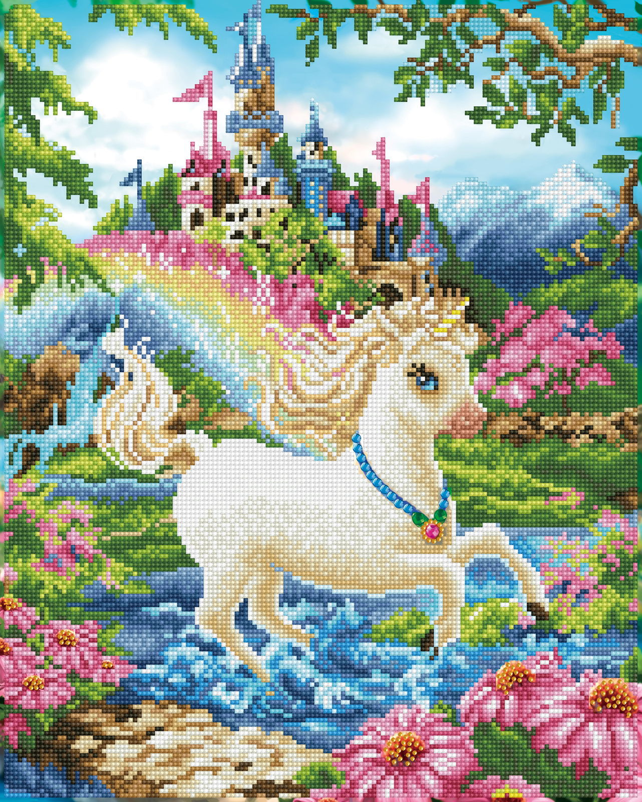Diamond Dotz Princess Unicorn - 16.1" x 20.1"