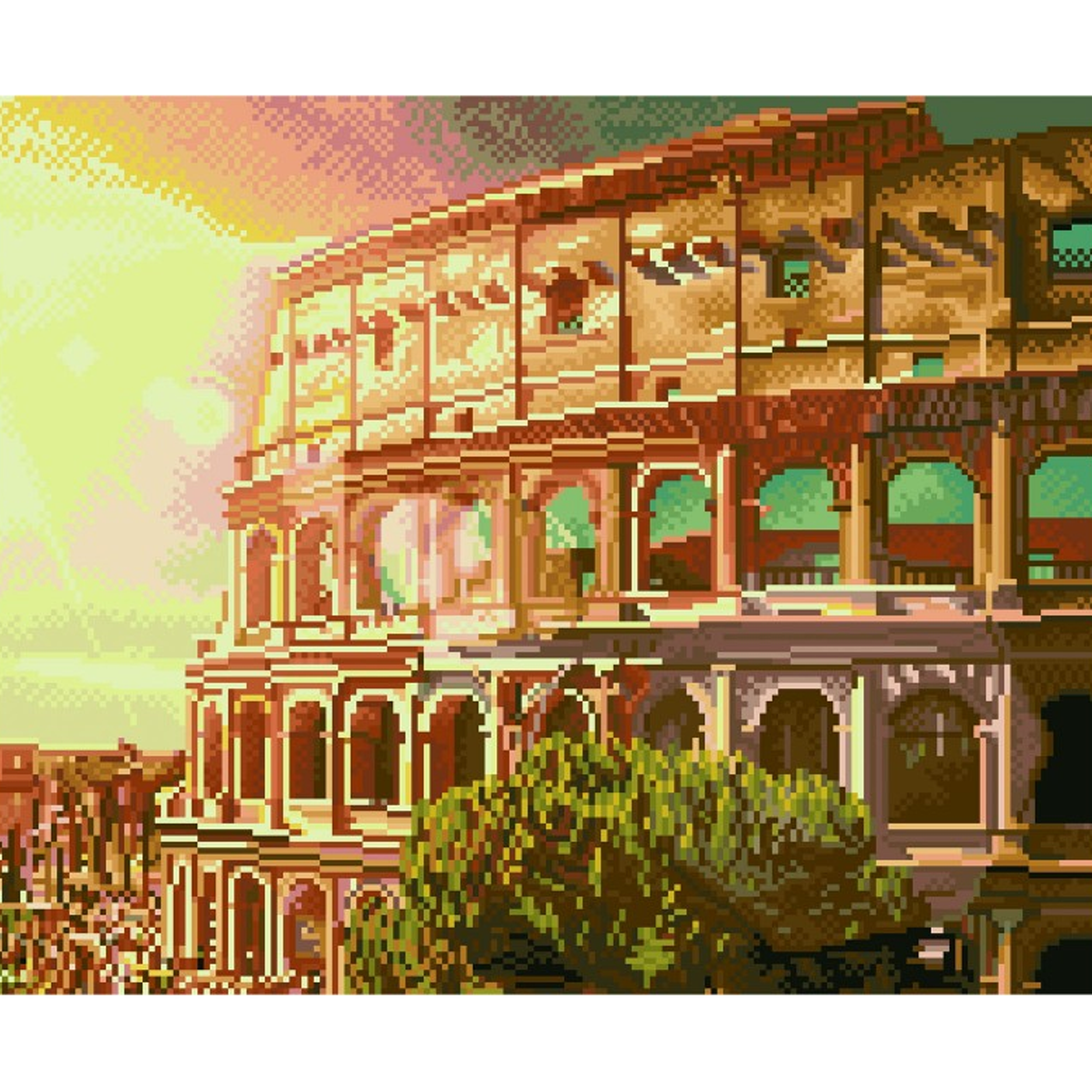 Diamond Dotz Roman Coliseum - 16.5" x 20.5"