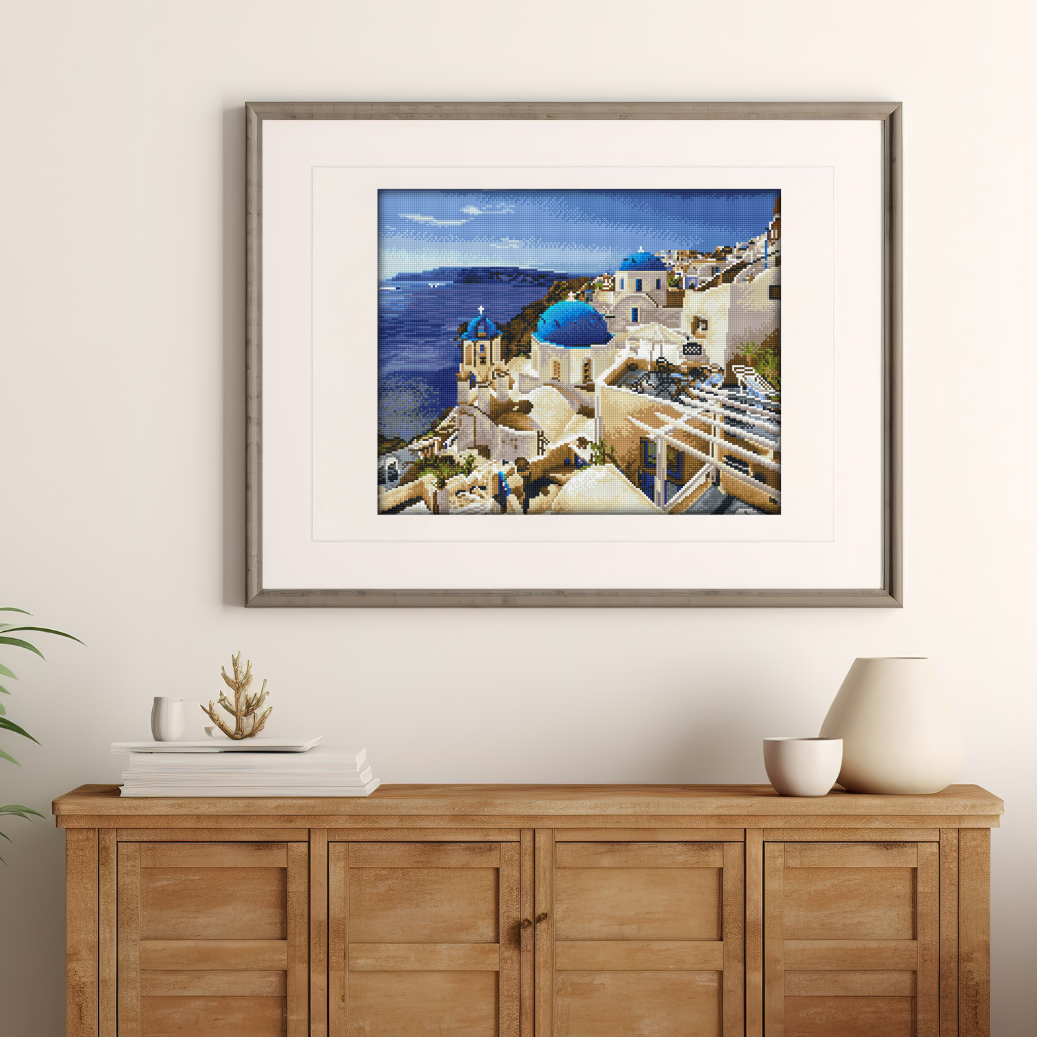 Diamond Dotz Santorini Blue - 20.5" x 16.5"