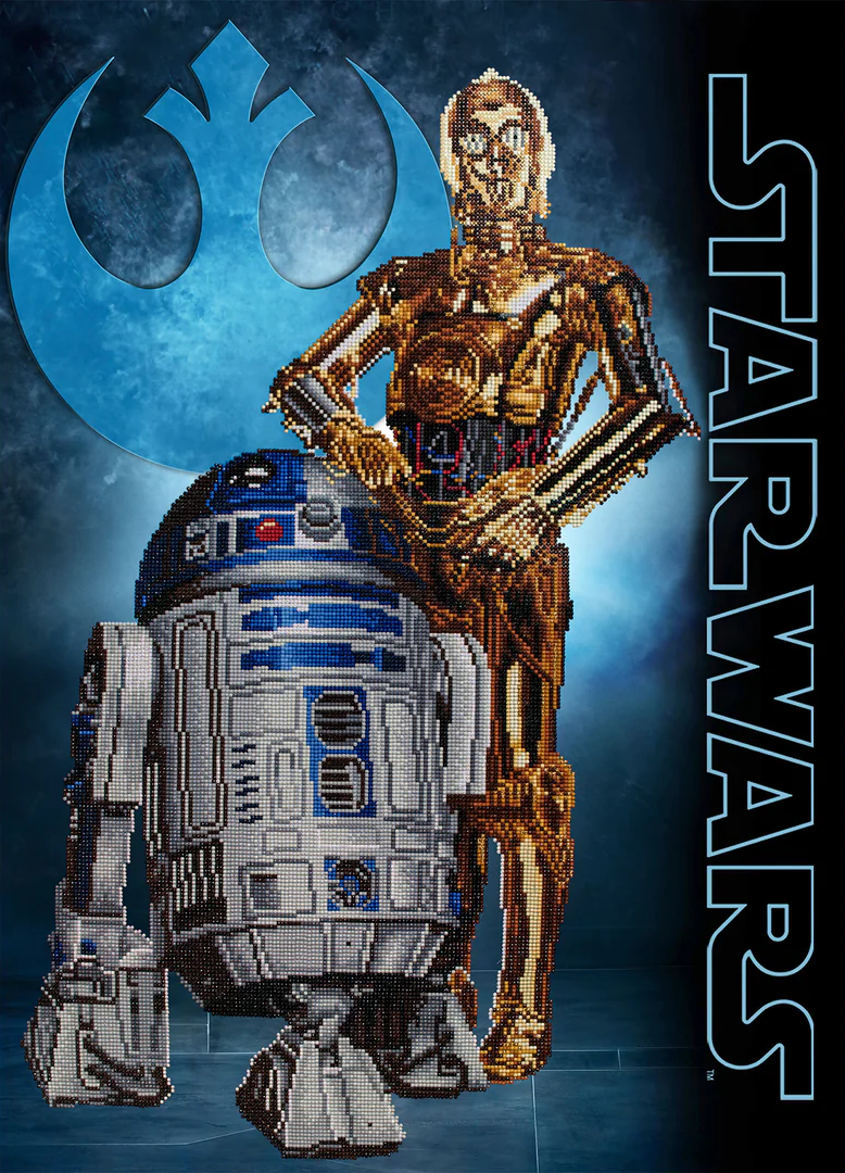 Diamond Dotz Star Wars Droids - 24.4" x 33.9"