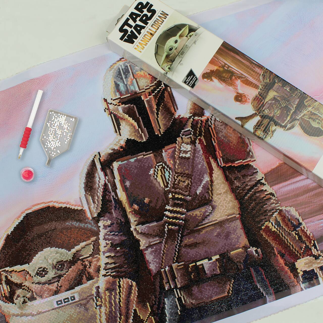 Diamond Dotz Star Wars Mandalorian Panorama - 39.4" x 21.7"