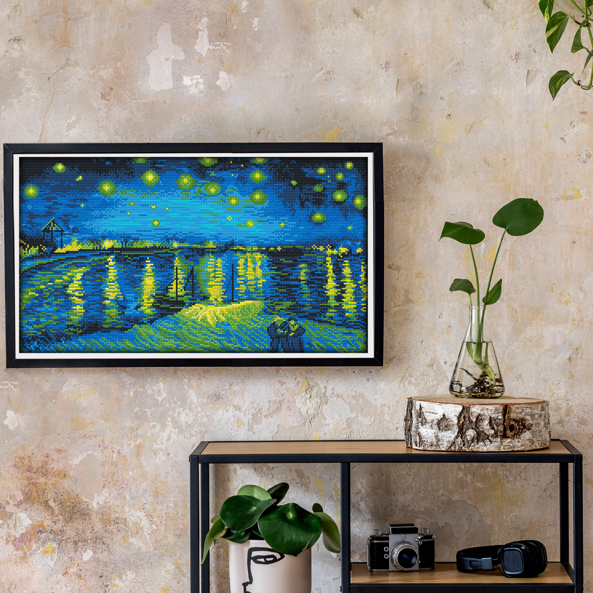 Diamond Dotz Starry Night Over the Rhone (Van Gogh) - 13.8" x 24.4"