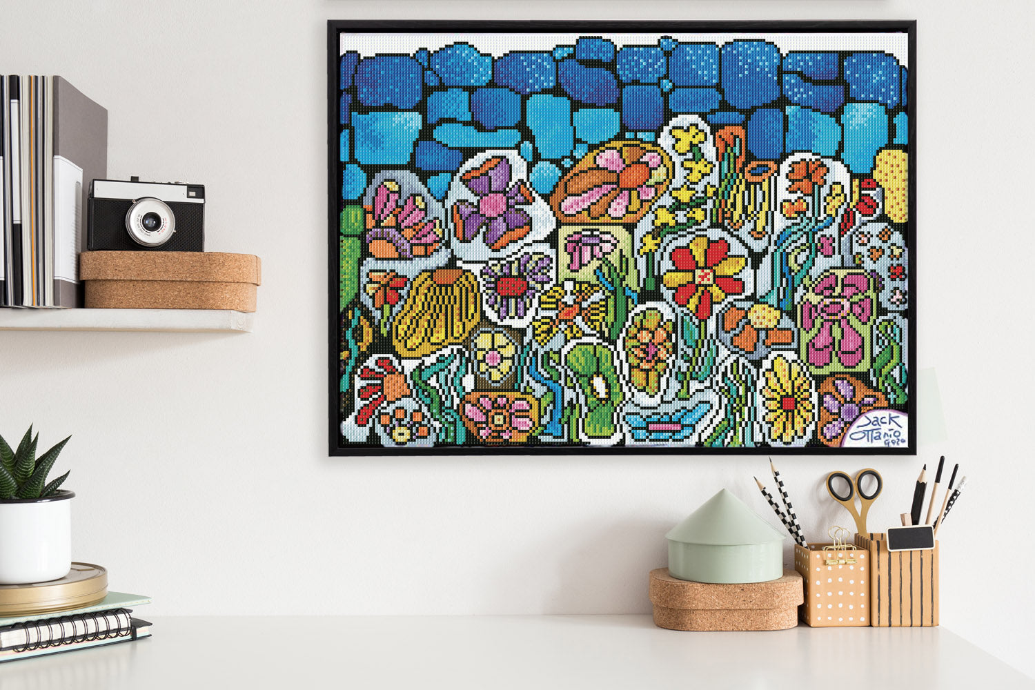 Diamond Dotz Stone Garden - 21.7" x 15.8"