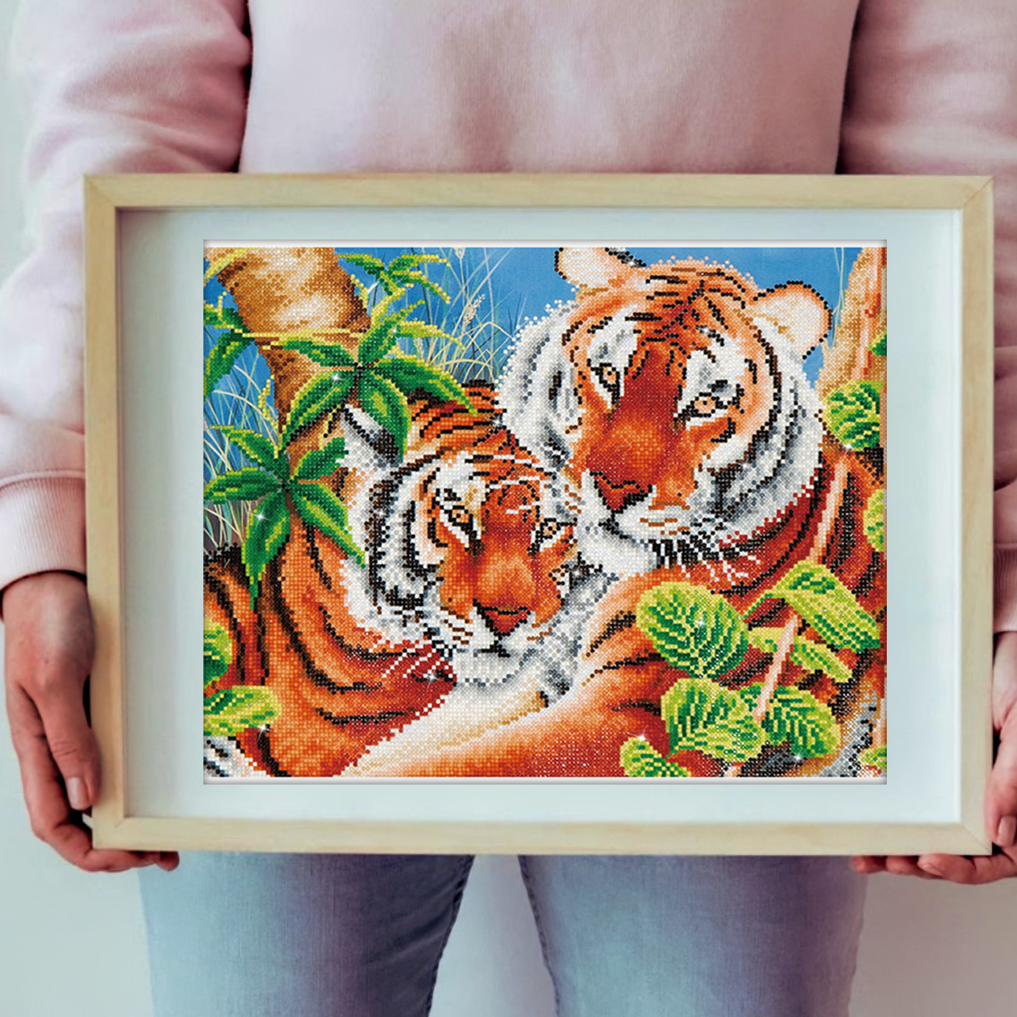 Diamond Dotz Tender Tigers - 20.5" x 14.6"
