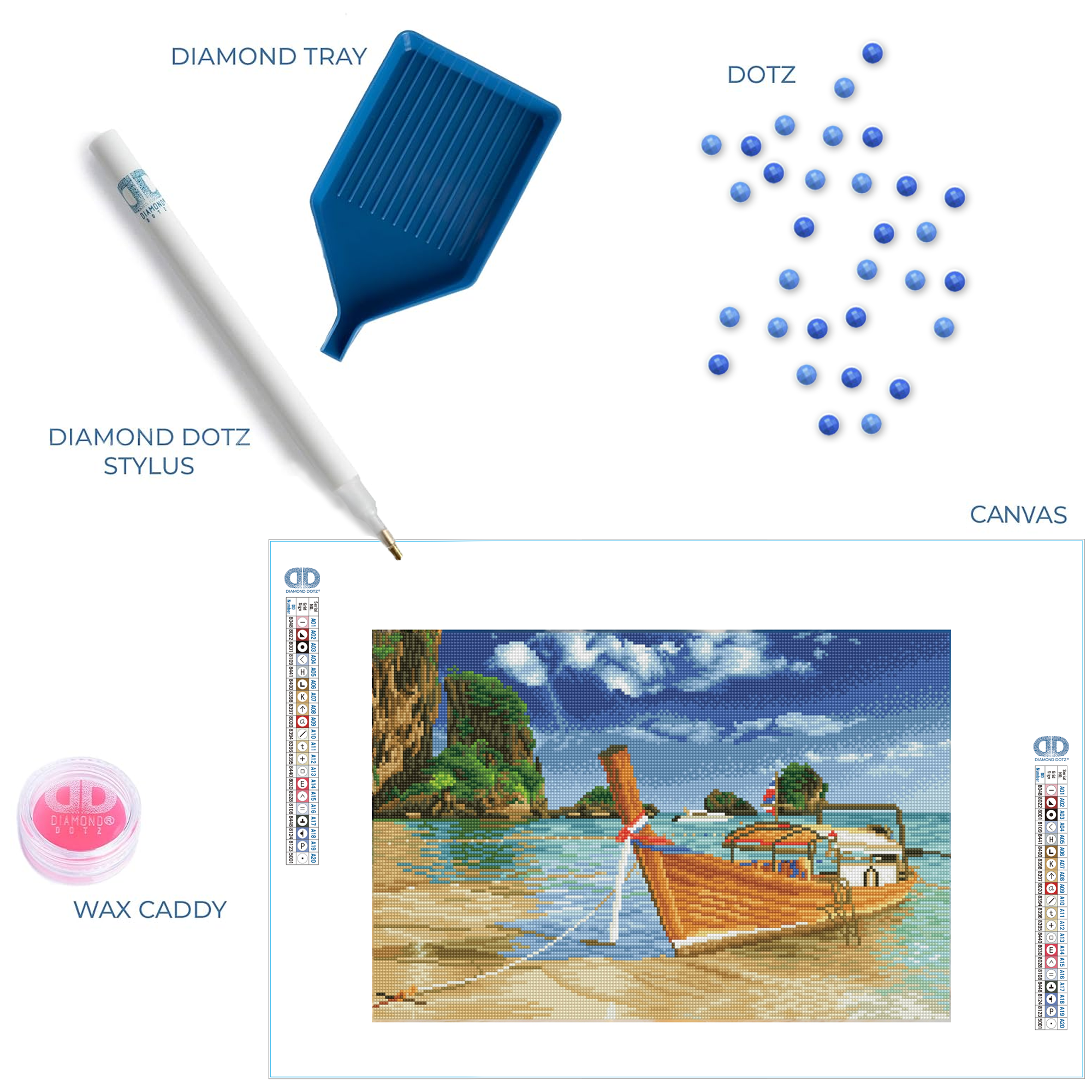 Diamond Dotz Thai Escape - 20.5" x 13.8"