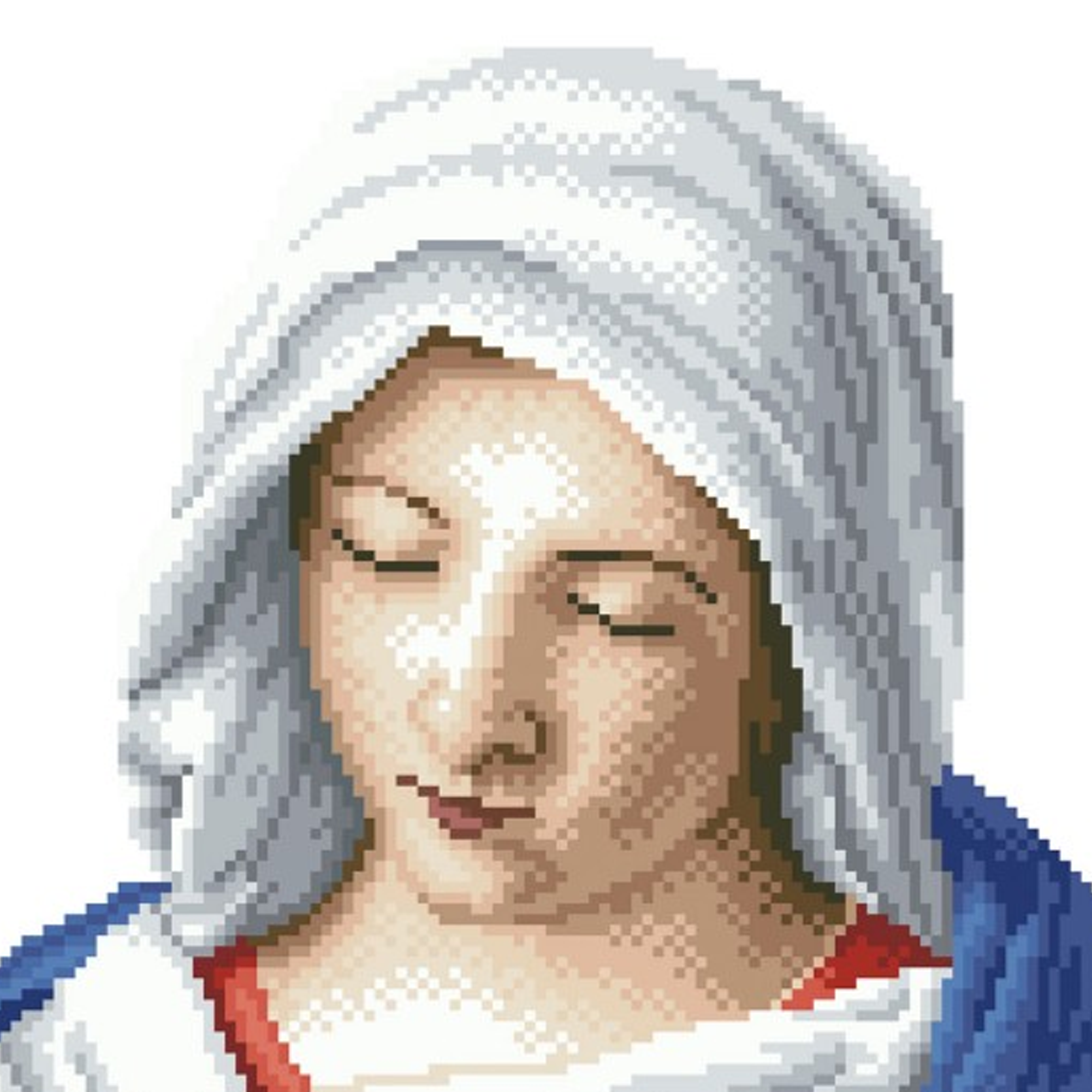 Diamond Dotz The Virgin in Prayer apres Giovanni Battista Salvi da Sassoferrato - 13.8" x 17.7"