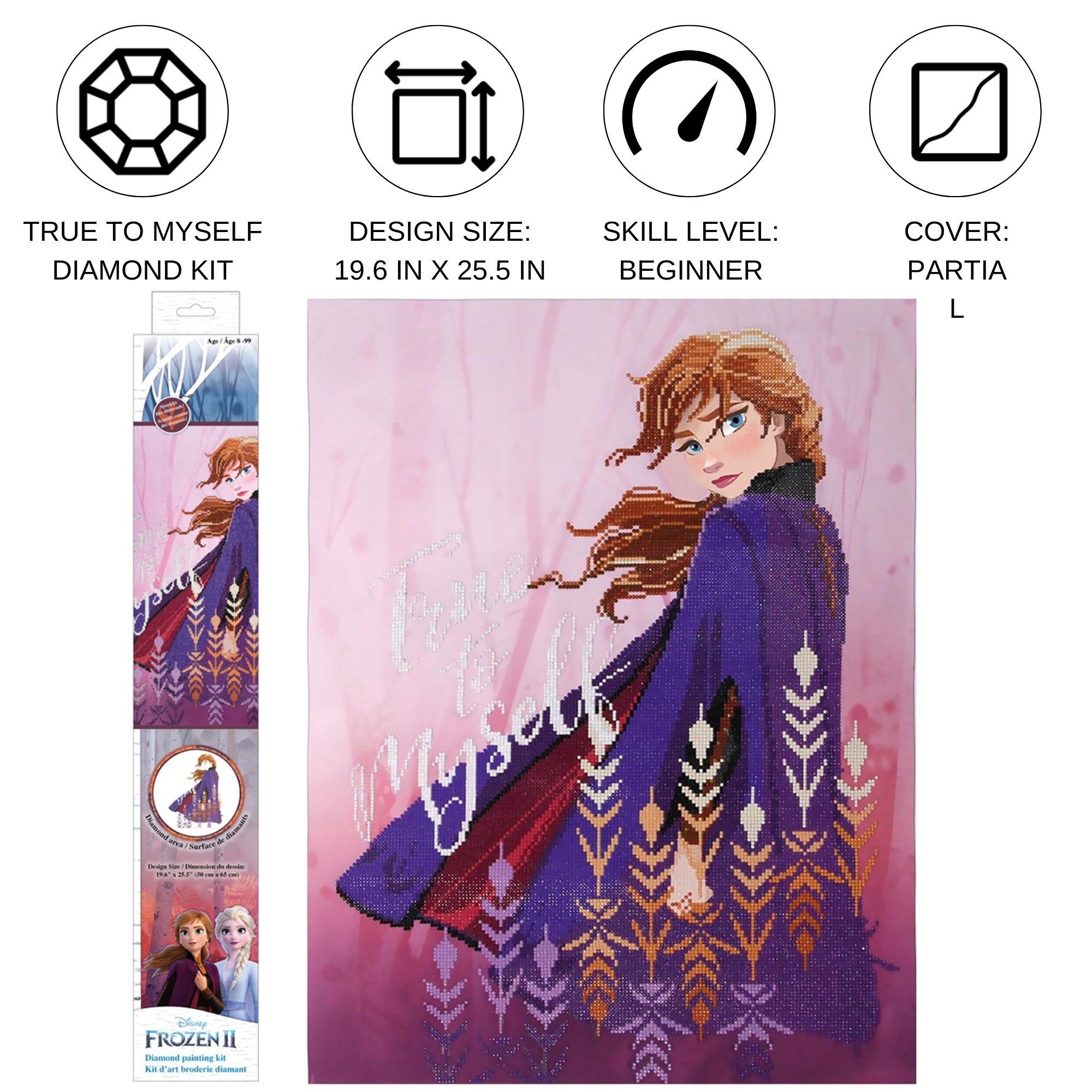 Diamond Dotz True to Myself - 19.7" x 25.6"