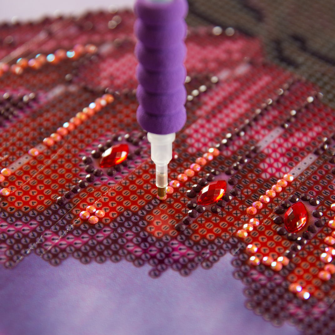 Diamond Dotz Winter Rose Fairy - 20.5" x 26.8"