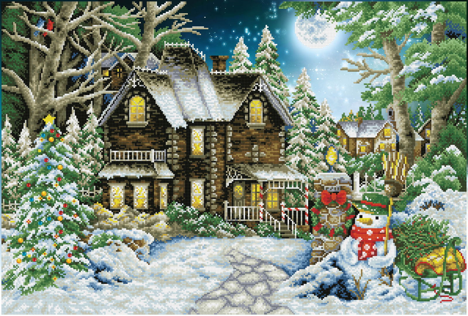 Diamond Dotz Winter Wonderland - 35.4" x 24.0"