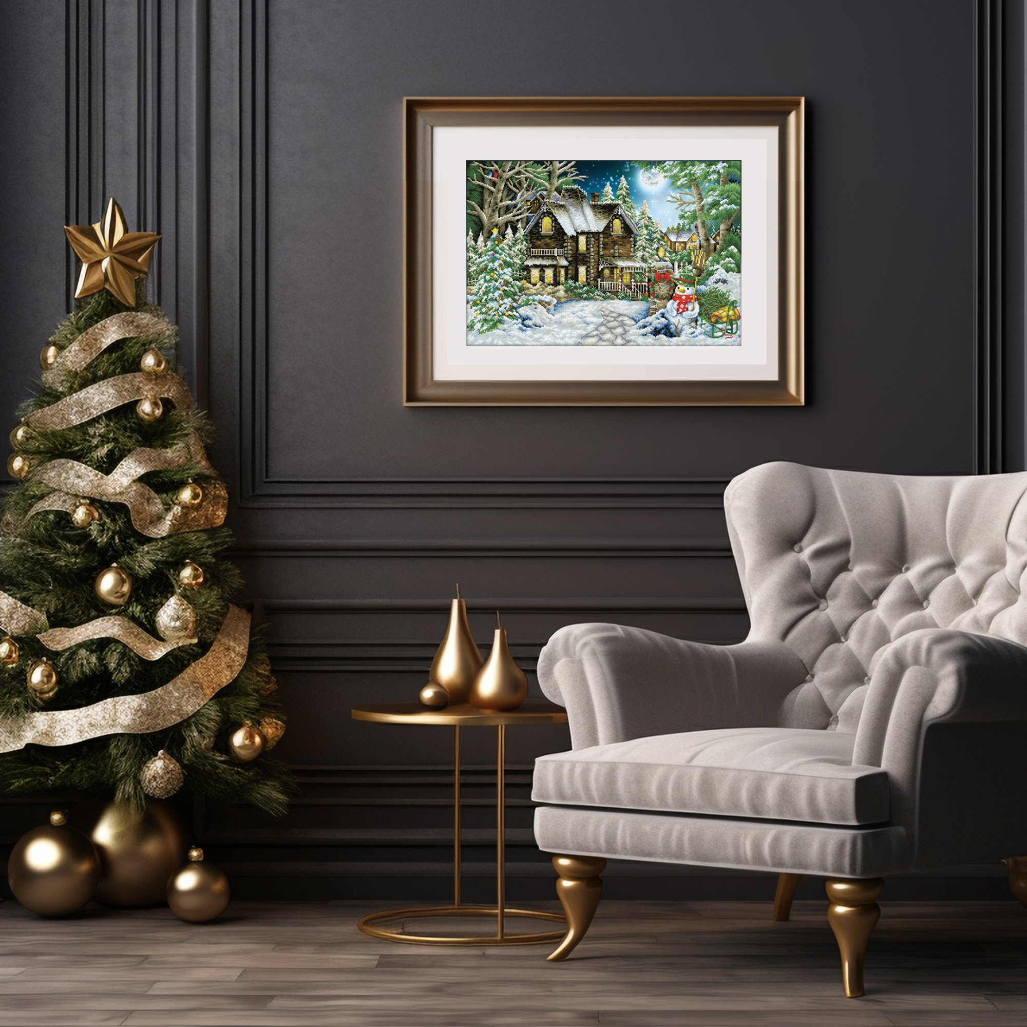 Diamond Dotz Winter Wonderland - 35.4" x 24.0"