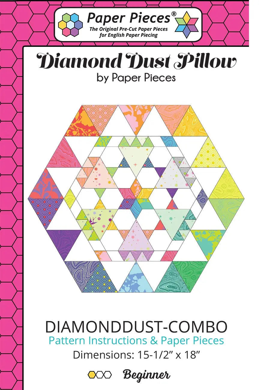 Diamond Dust Pillow Pattern and Piece Pack - Linda's Electric Quilters