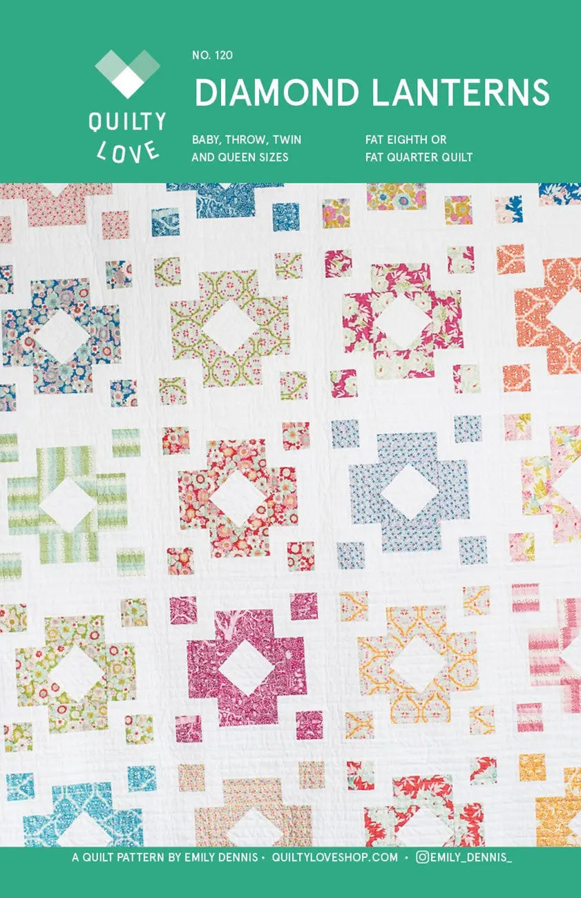 Diamond Lanterns Quilt Pattern Checker Distributor