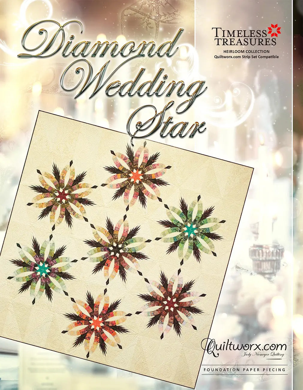 Diamond Wedding Star - Linda's Electric Quilters