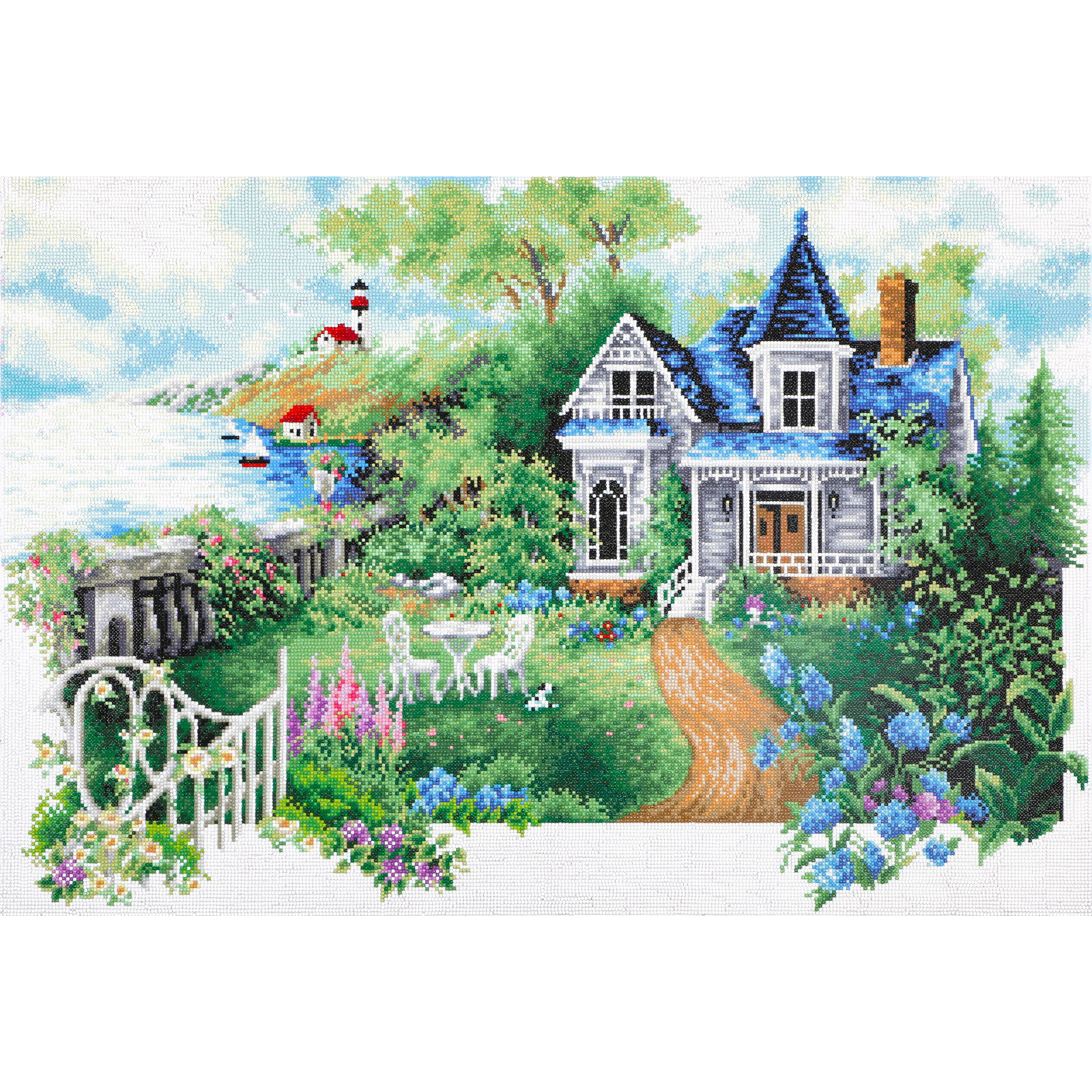 Diamond Dotz Summer Hideaway - 35.4" x 24.0"