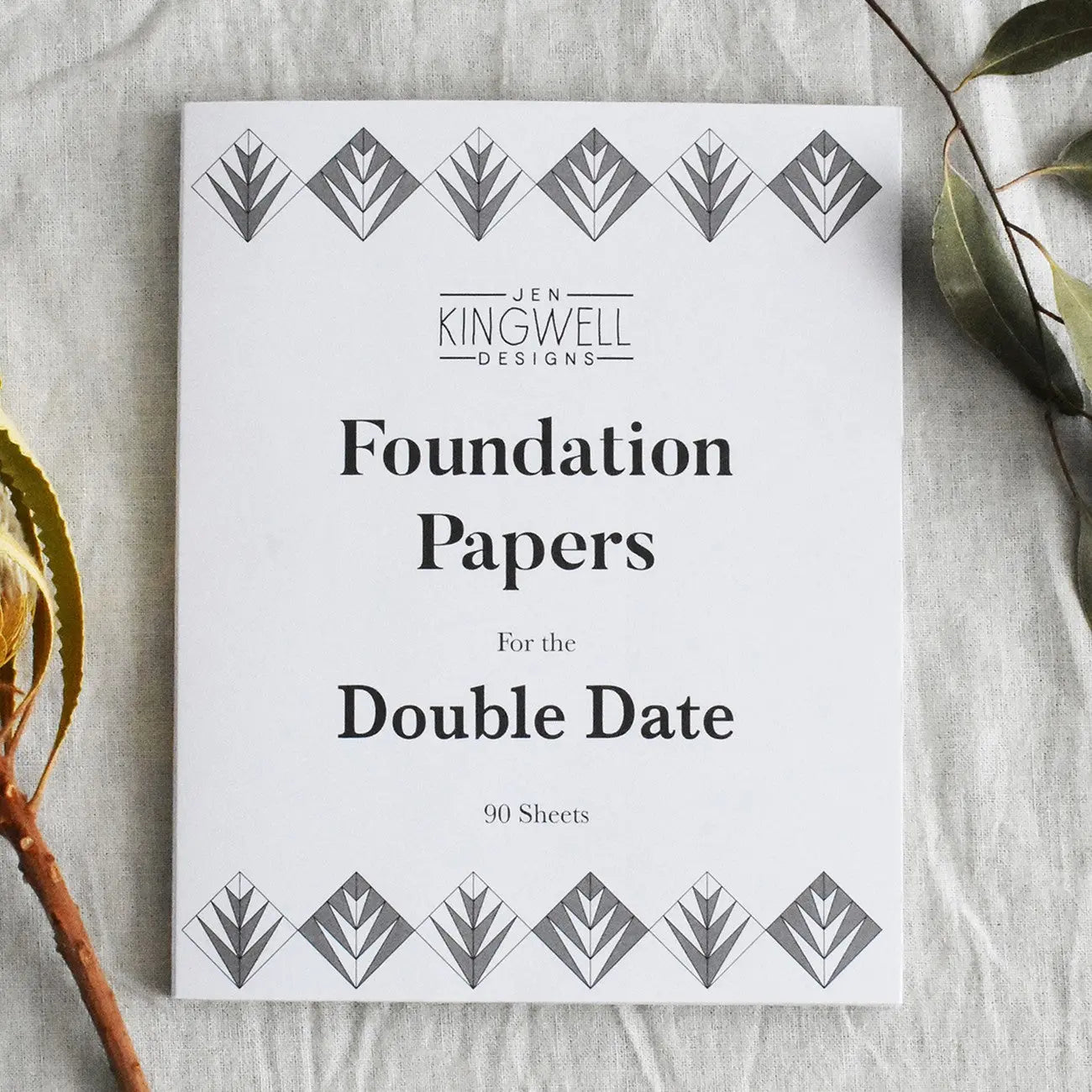 Double Date Foundation Papers - Linda's Electric Quilters