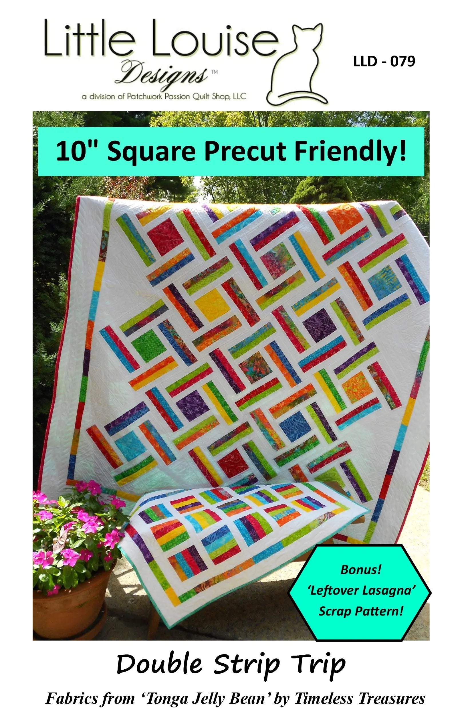 Double Strip Trip - Linda's Electric Quilters
