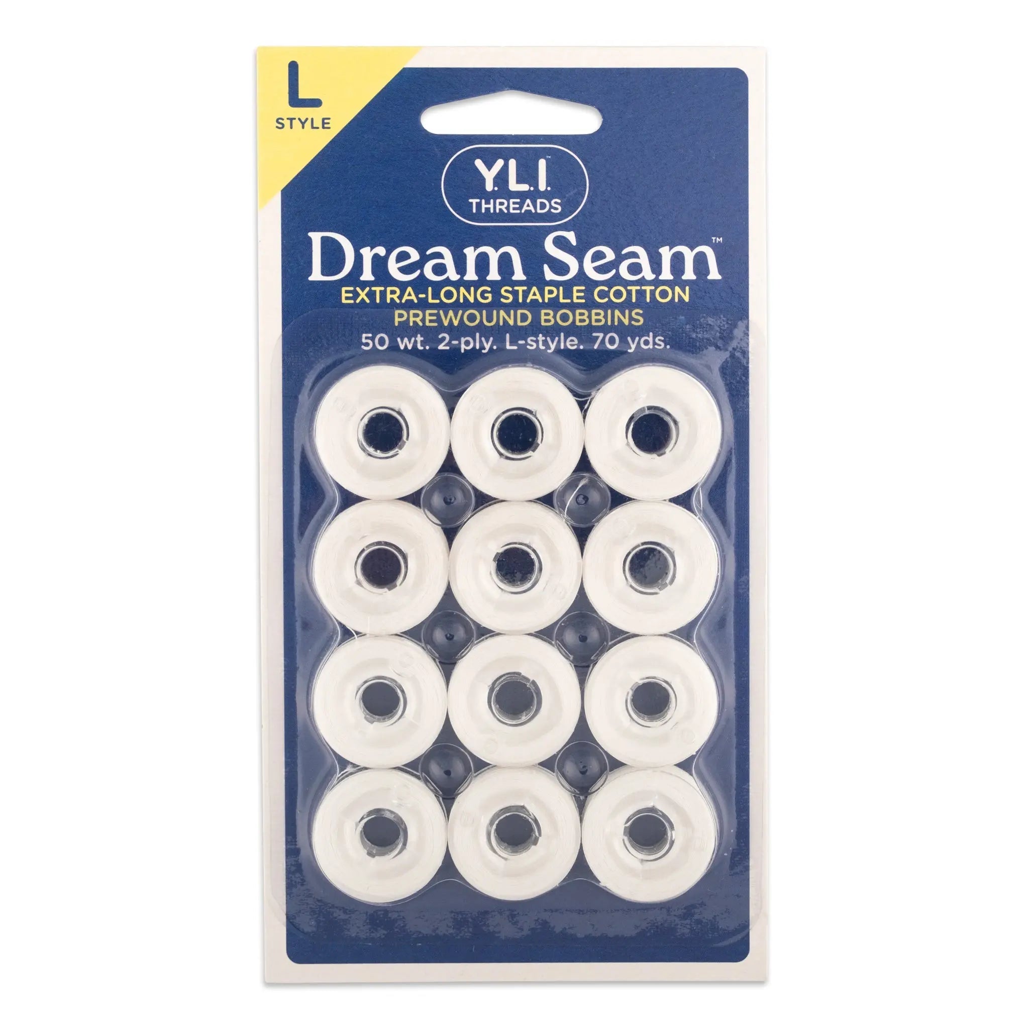 Dream Seam #302 - Natural White L style YLI Threads