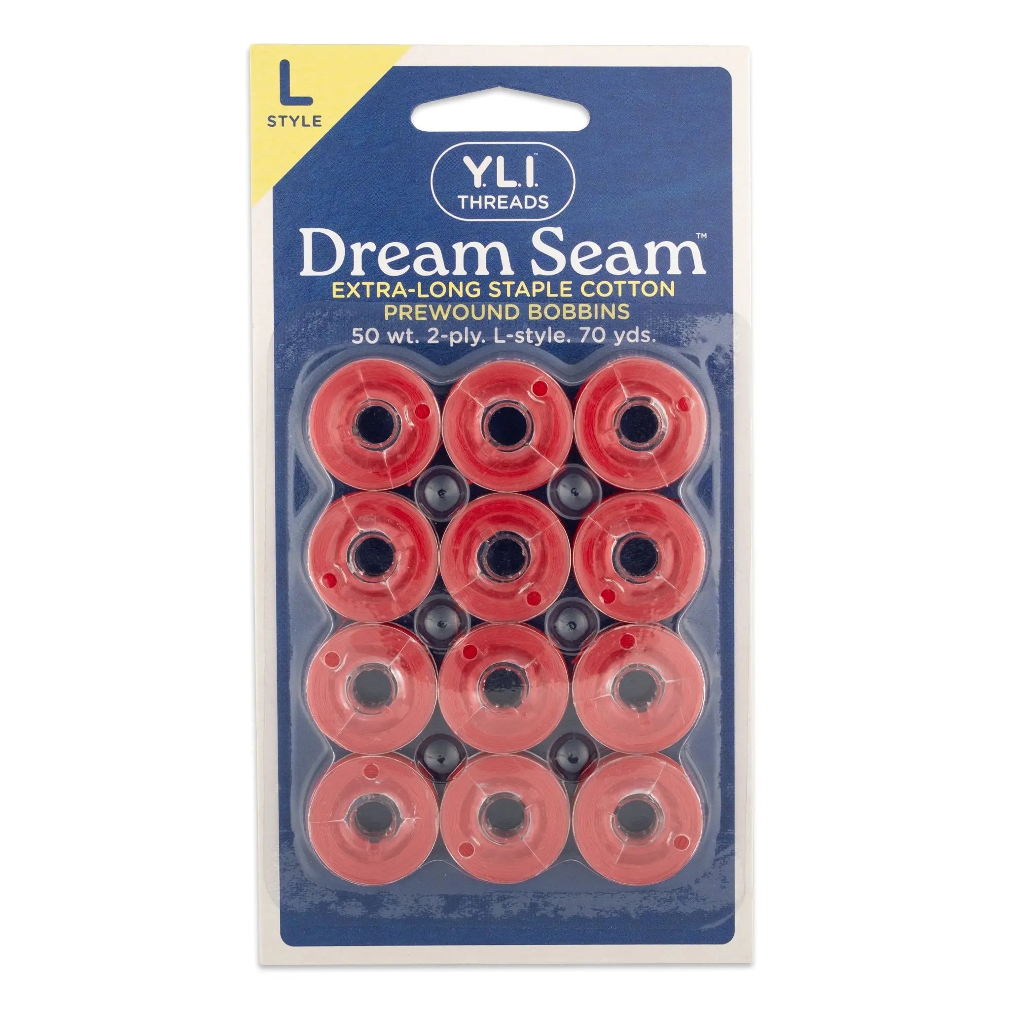 Dream Seam #312 - Alarm L style YLI Threads