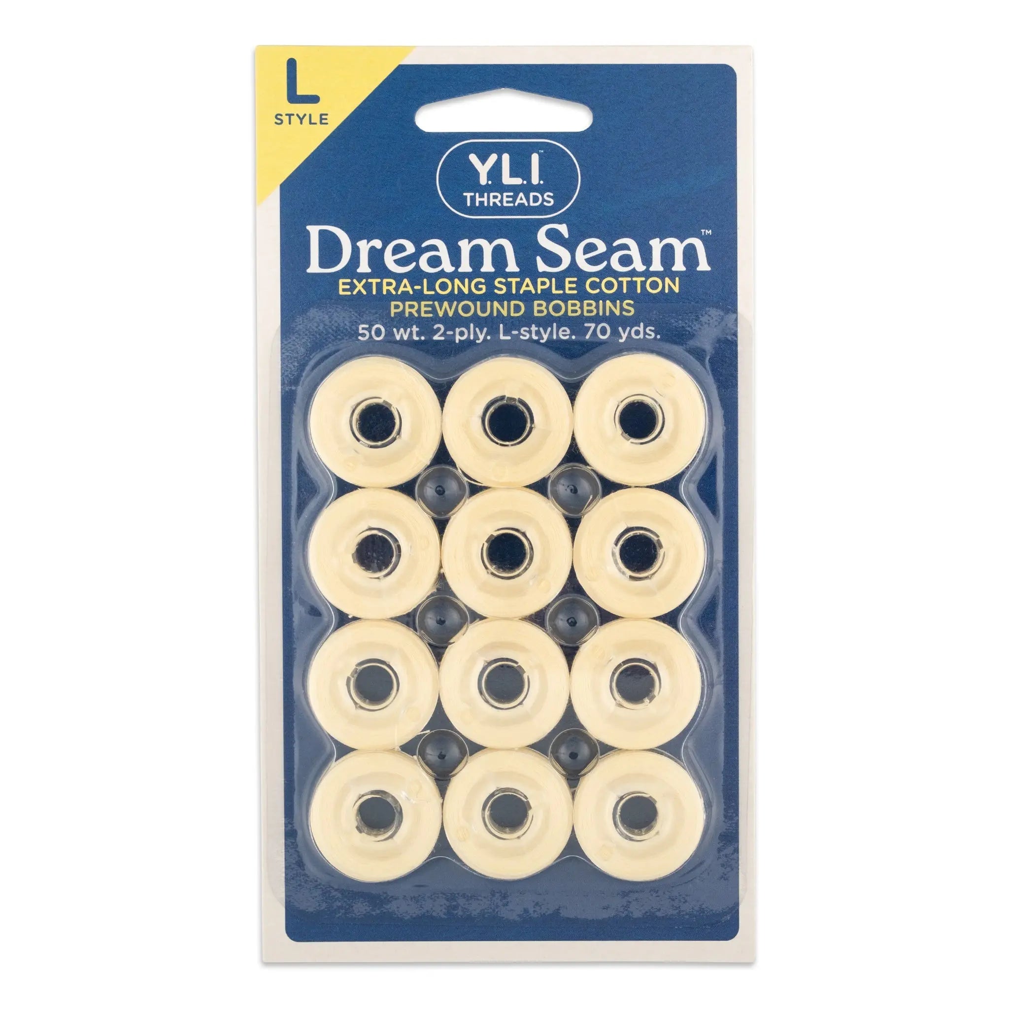 Dream Seam #313 - Lazy Daze L style YLI Threads