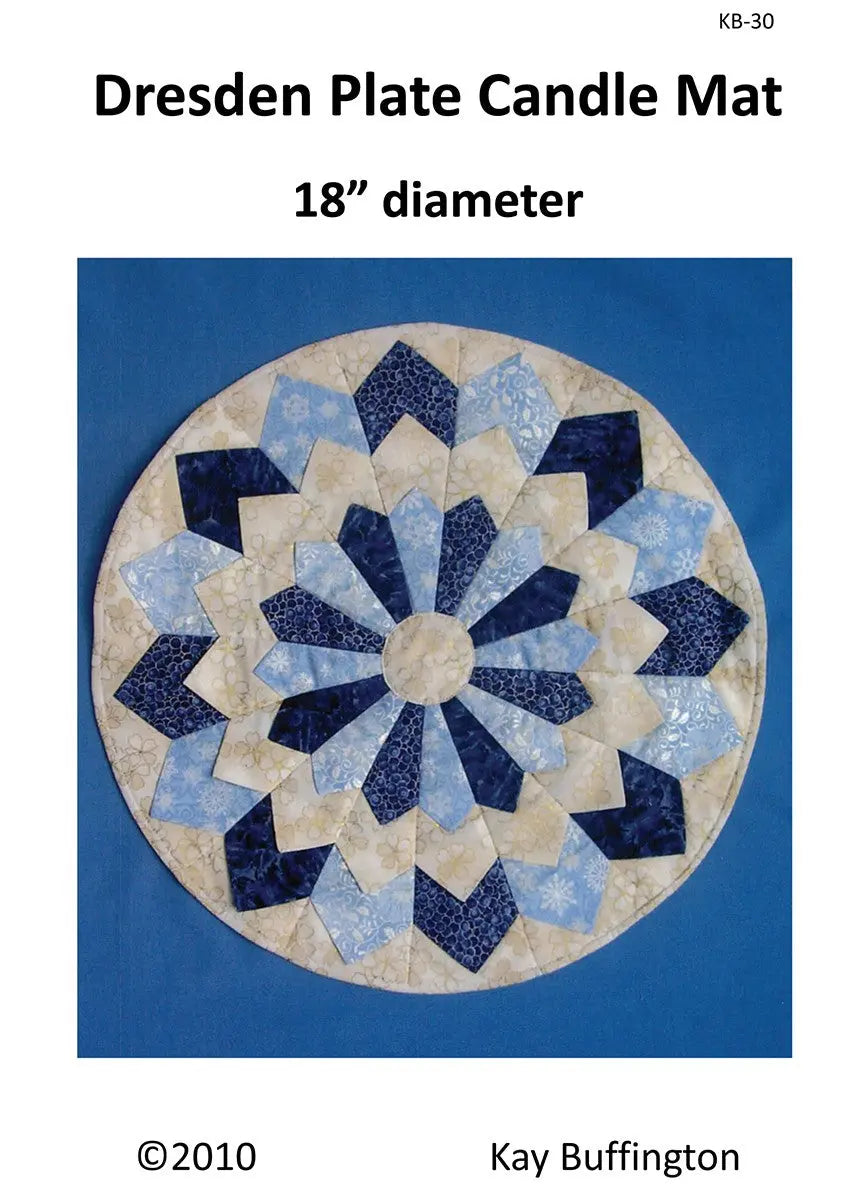 Dresden Plate Candle Mat - Linda's Electric Quilters